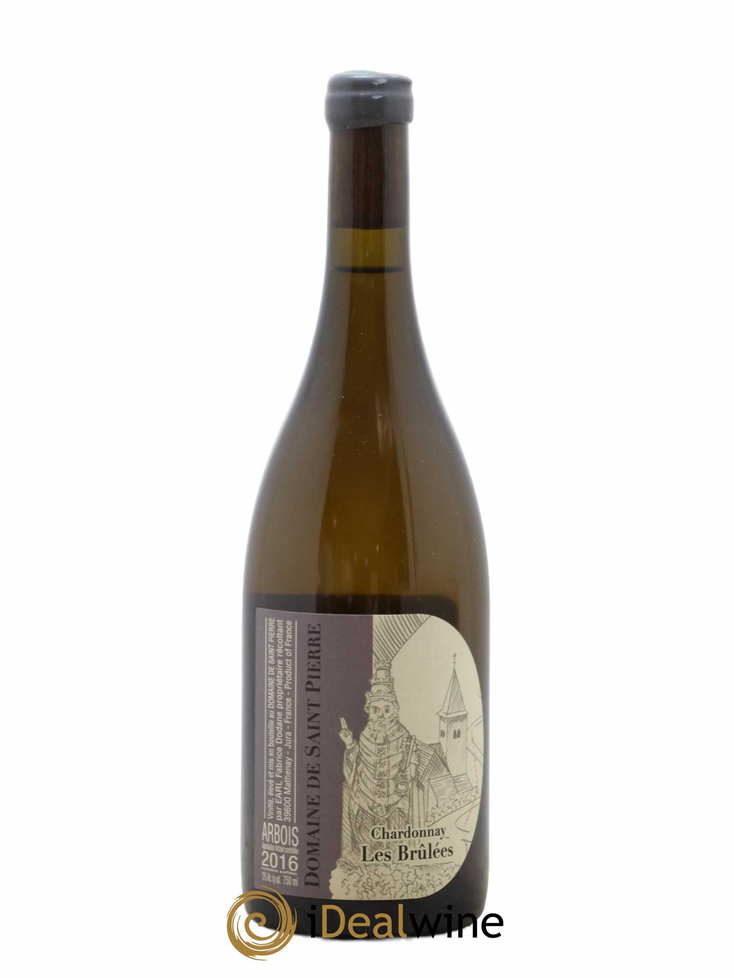Arbois Chardonnay Les Brûlées Domaine de Saint-Pierre 2016 - Lot de 1 bouteille - 0