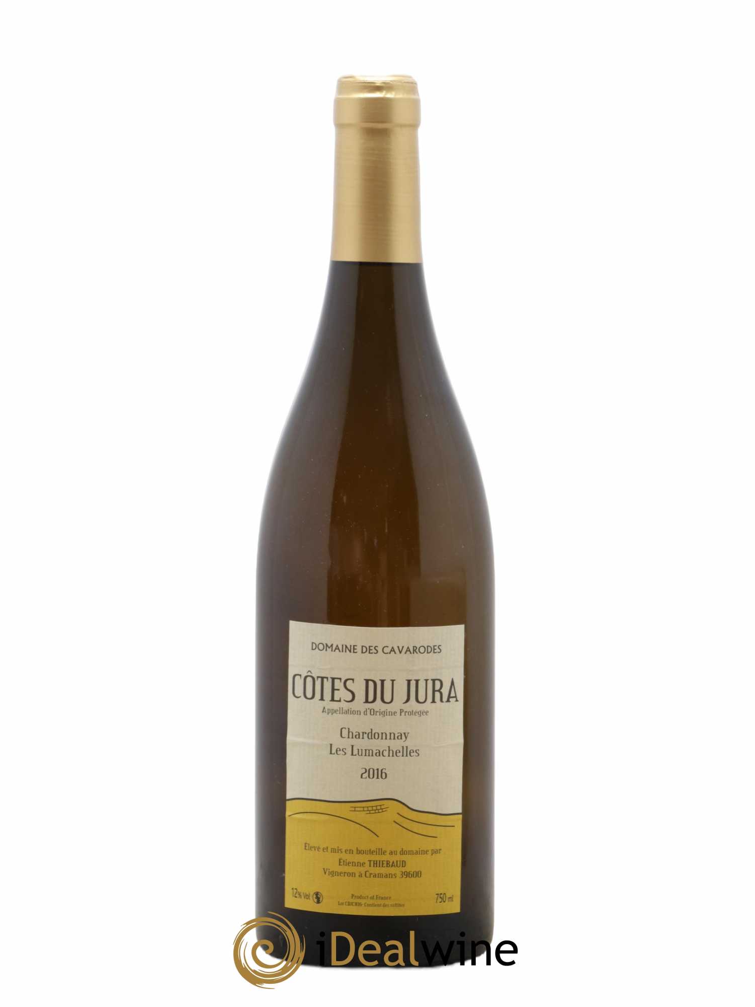 Côtes du Jura Chardonnay Les Lumachelles Cavarodes (Domaine des) - Etienne Thiébaud 2016 - Lot de 1 bouteille - 0