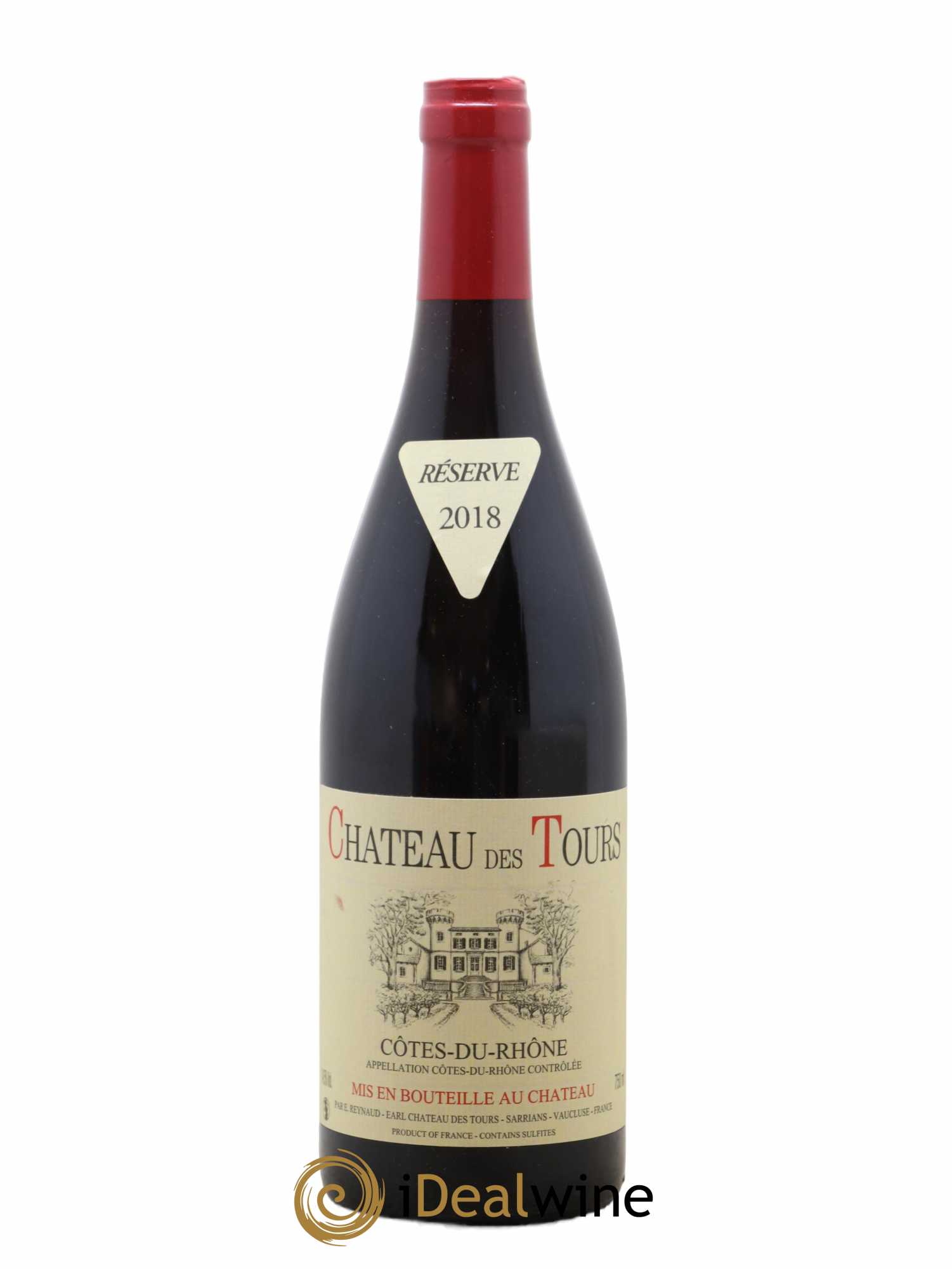 Côtes-du-Rhône Château des Tours Emmanuel Reynaud 2018 - Lot de 1 bouteille - 0
