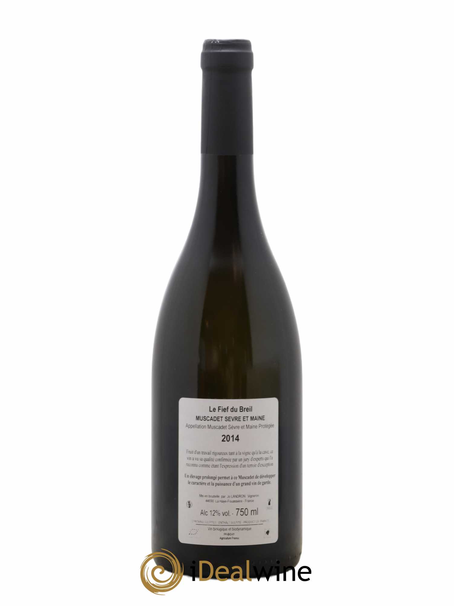 Muscadet-Sèvre-et-Maine Le Fief du Breil Jo Landron 2014 - Lot de 1 bouteille - 1