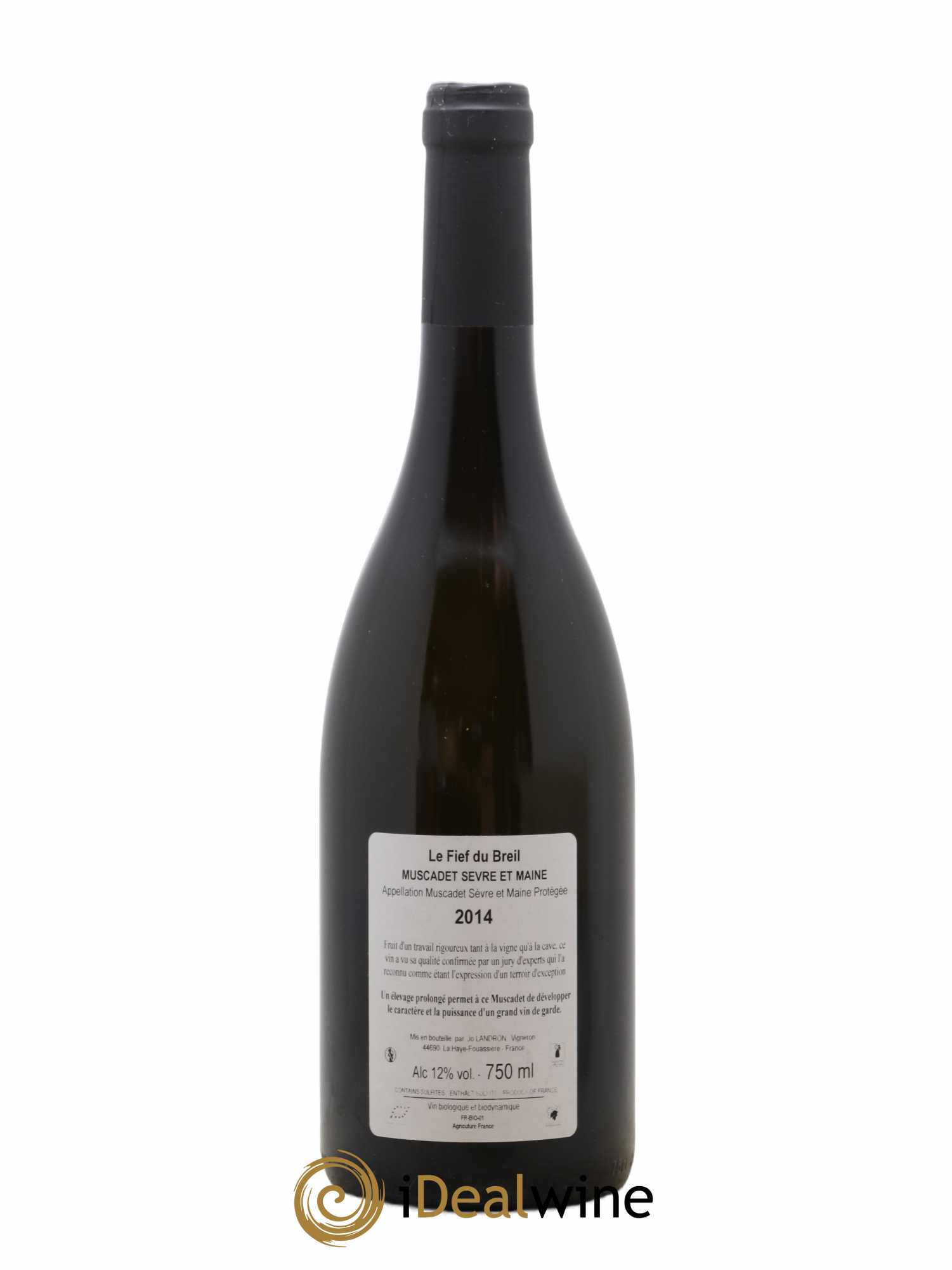 Muscadet-Sèvre-et-Maine Le Fief du Breil Jo Landron 2014 - Lot de 1 bouteille - 1