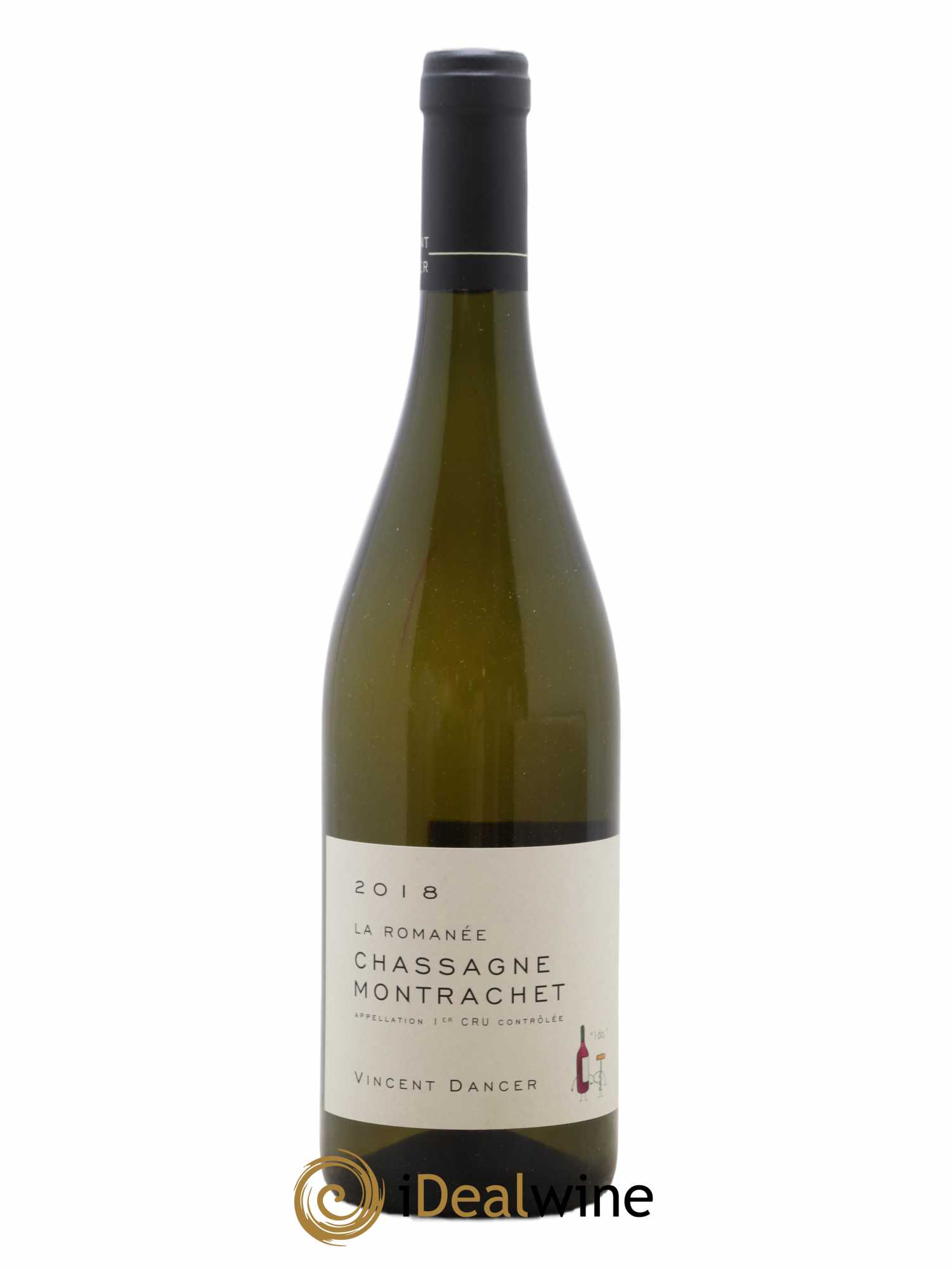Chassagne-Montrachet 1er Cru La Romanée Vincent Dancer 2018 - Lot de 1 bouteille - 0