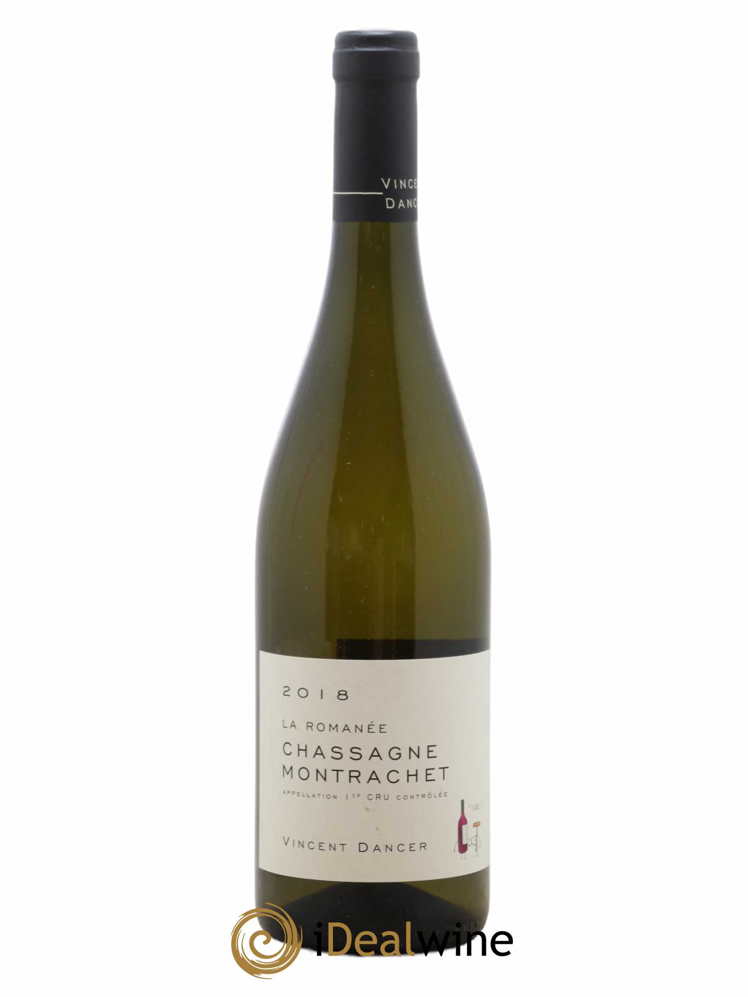 Chassagne-Montrachet 1er Cru La Romanée Vincent Dancer 2018 - Lot de 1 bouteille - 0