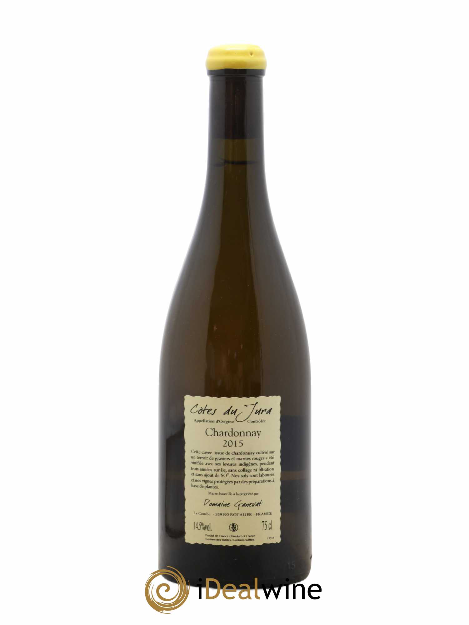 Côtes du Jura Les Gryphées Vieilles Vignes Jean-François Ganevat (Domaine) 2015 - Lot de 1 bouteille - 1
