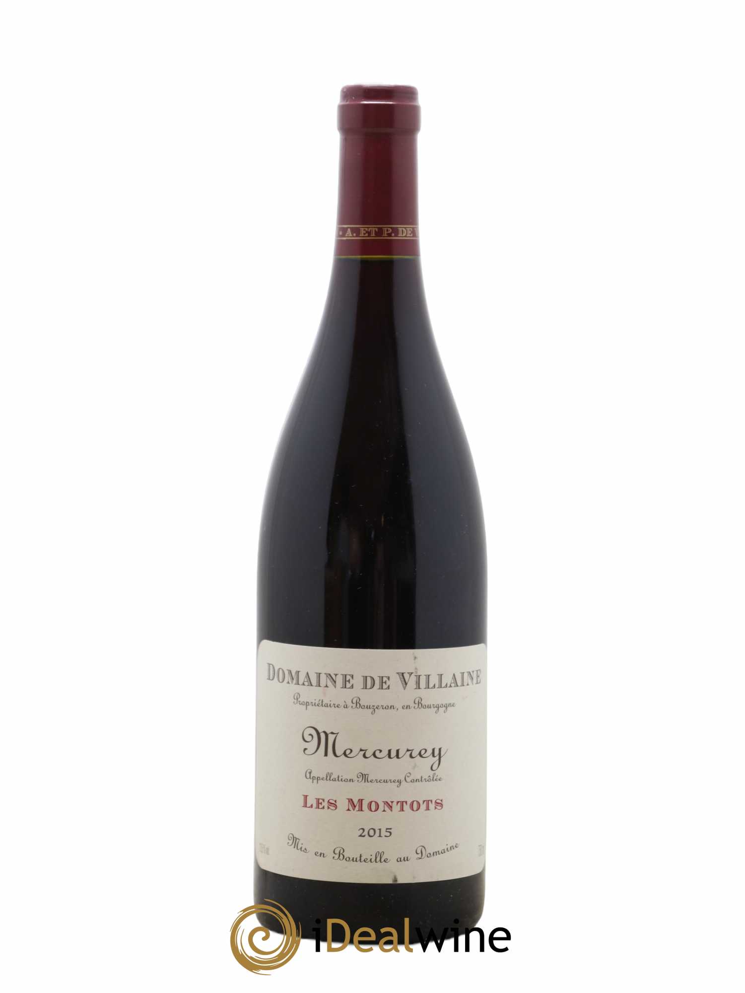 Mercurey Les Montots Domaine de Villaine 2015 - Lot de 1 bouteille - 0