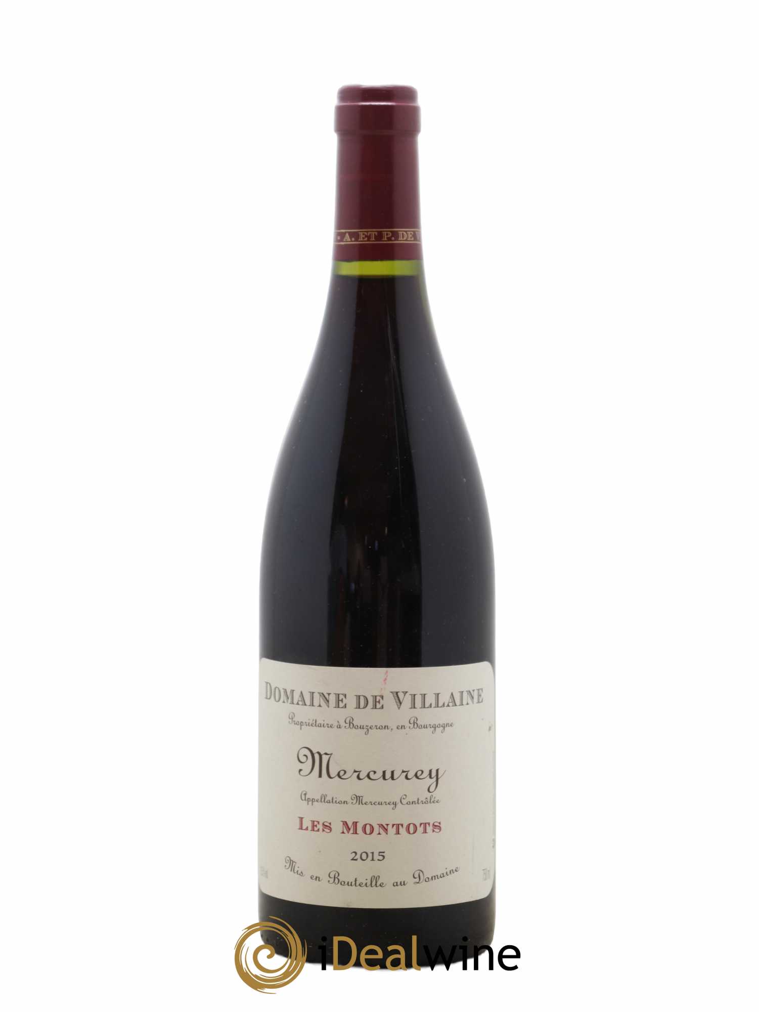 Mercurey Les Montots Domaine de Villaine 2015 - Lot de 1 bouteille - 0