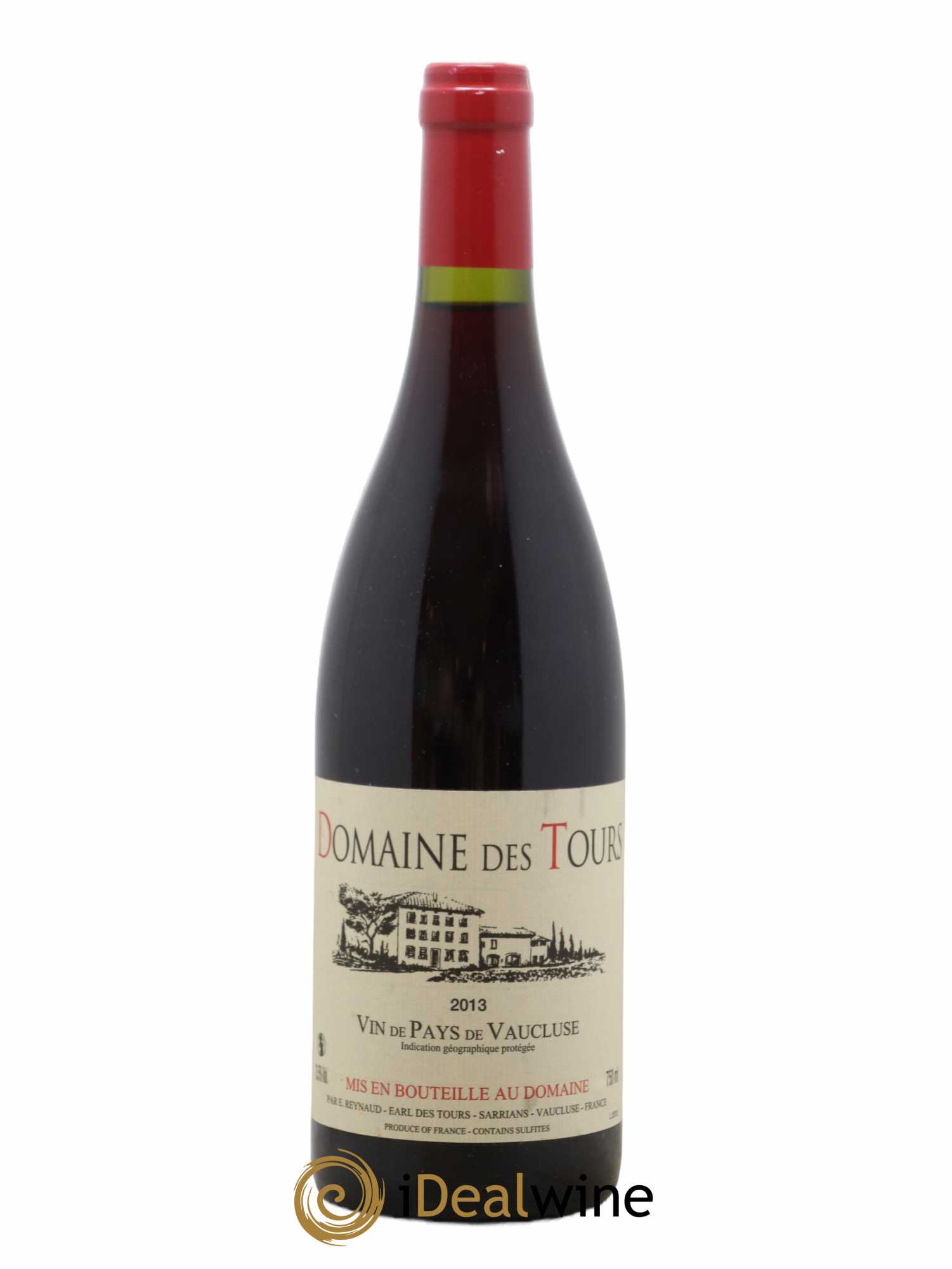 Vaucluse (Vin de Pays de Vaucluse) Domaine des Tours Emmanuel Reynaud 2013 - Lot de 1 bouteille - 0