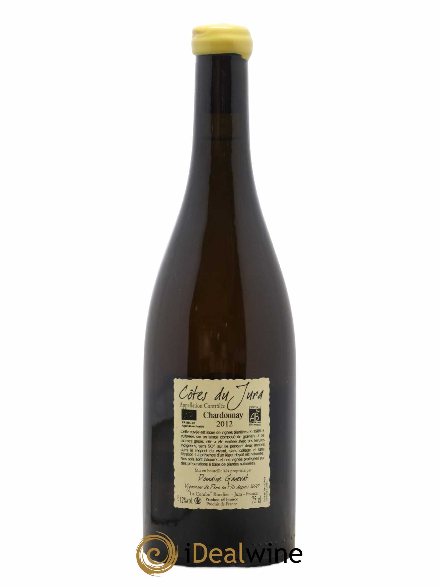 Côtes du Jura Cuvée Florine Jean-François Ganevat (Domaine) 2012 - Lot de 1 bouteille - 1