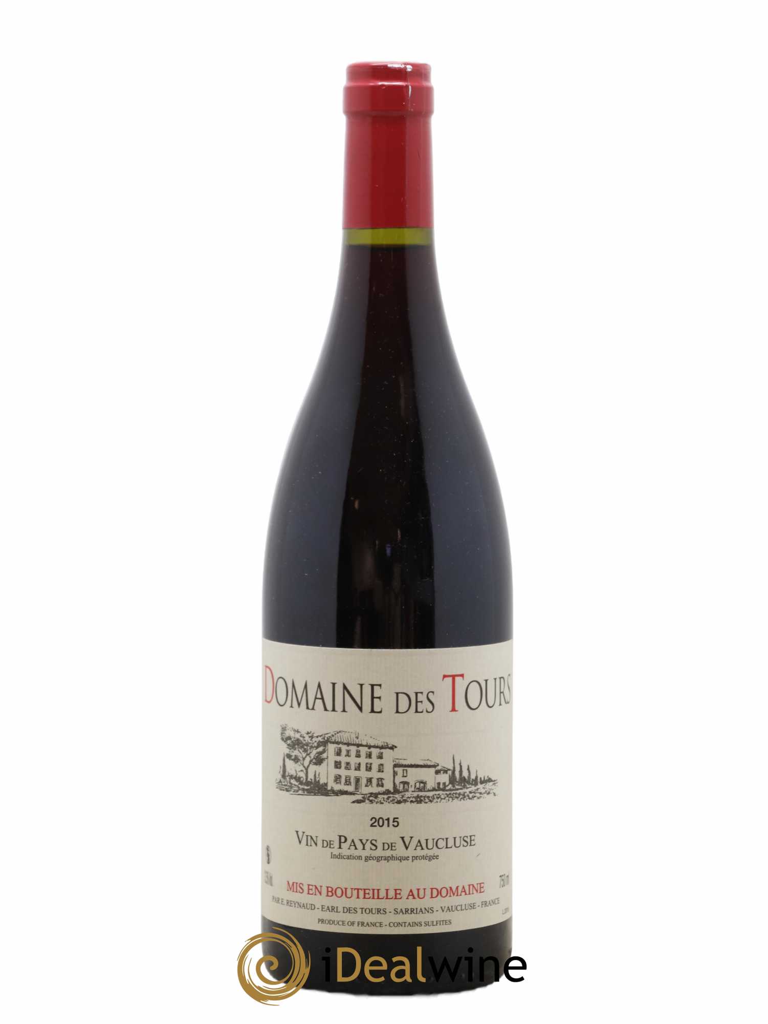 Vaucluse (Vin de Pays de Vaucluse) Domaine des Tours Emmanuel Reynaud 2015 - Lot de 1 bouteille - 0