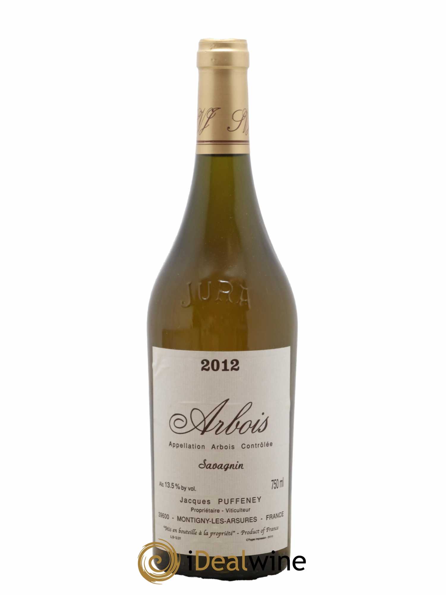 Arbois Savagnin Jacques Puffeney 2012 - Lot de 1 bouteille - 0