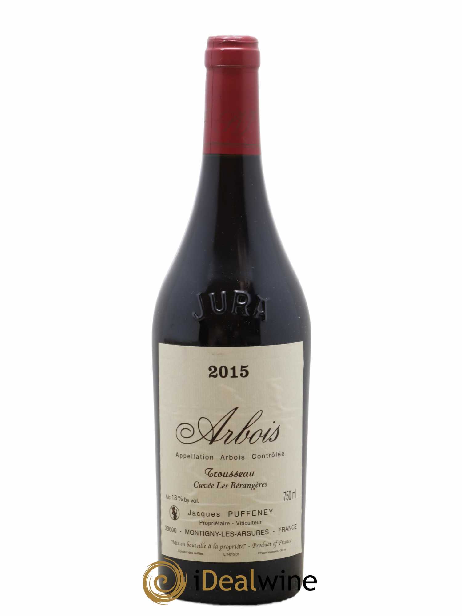 Arbois Trousseau Cuvée Les Bérangères Jacques Puffeney 2015 - Lot de 1 bouteille - 0