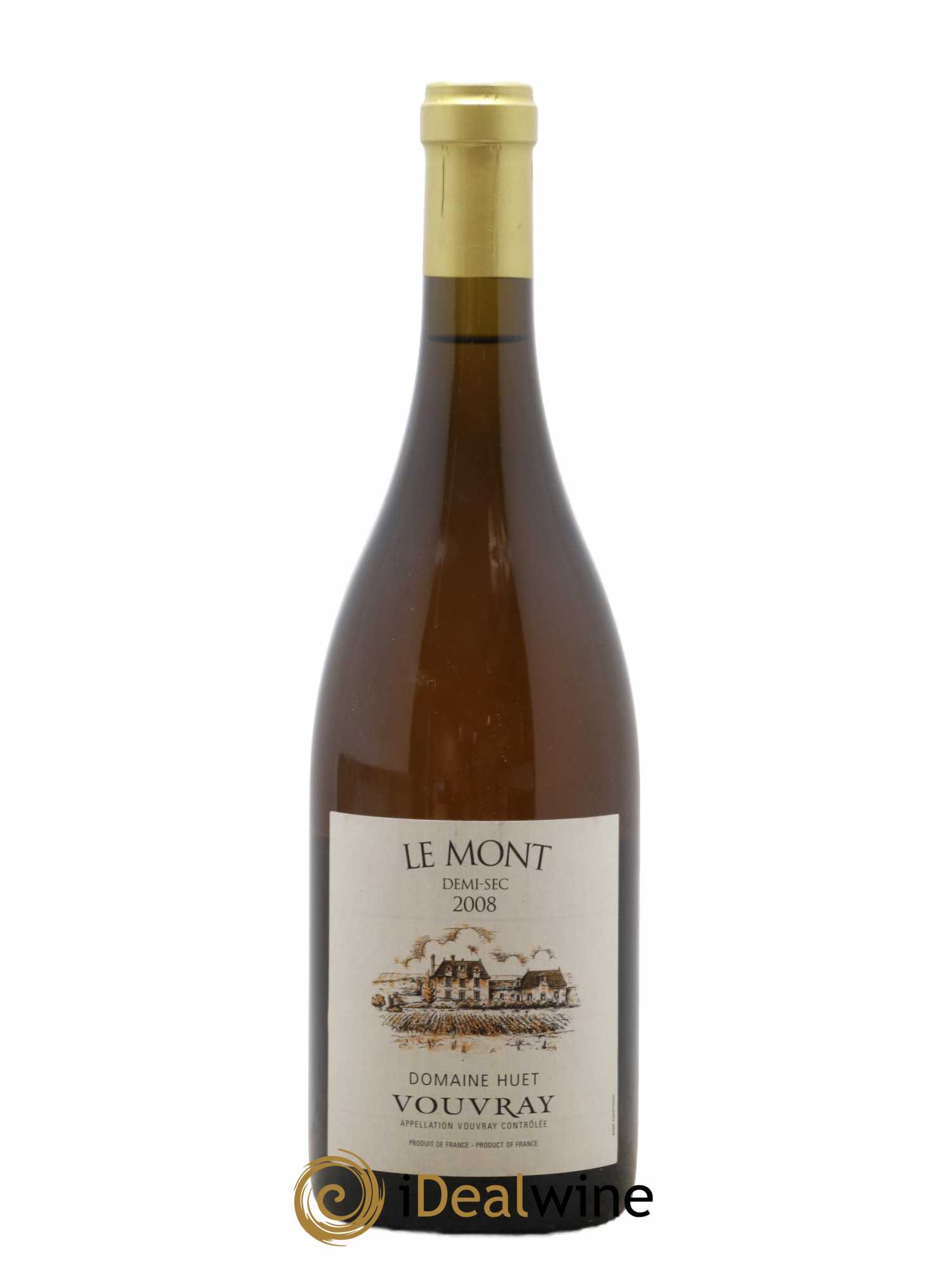 Vouvray Le Mont Demi-Sec Domaine Huet 2008 - Lot de 1 bouteille - 0