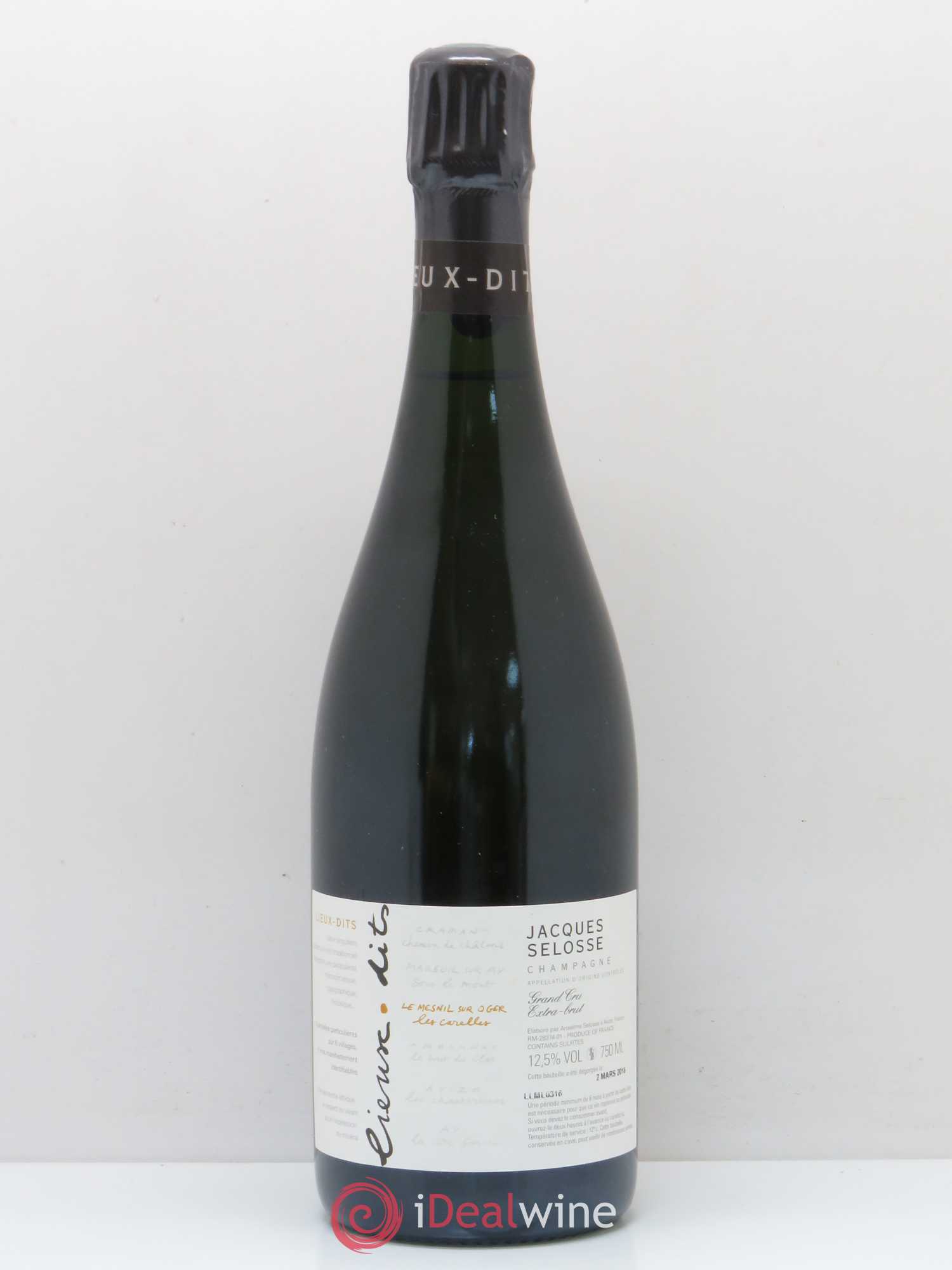 Les Carelles Blanc de Blancs Jacques Selosse - Lot de 1 bouteille - 0
