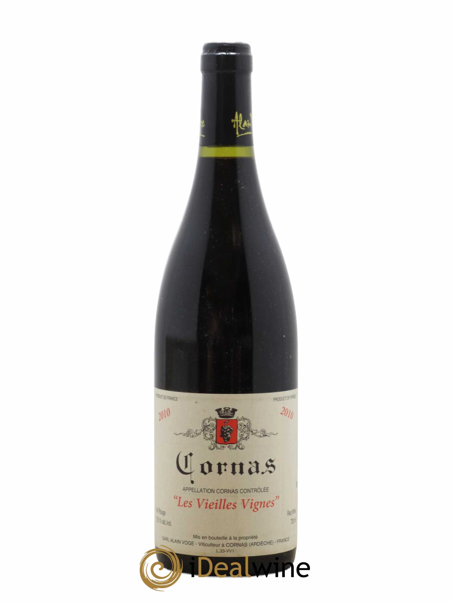 Cornas Les Vieilles Vignes Alain Voge (Domaine) 2010 - Lot de 1 bouteille - 0