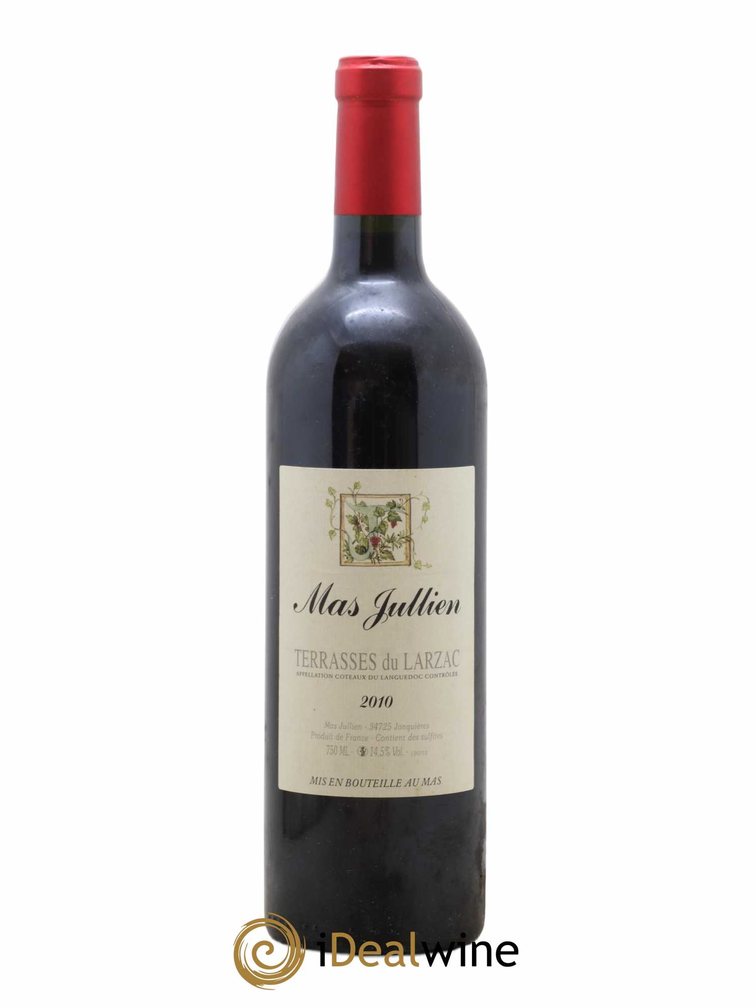 Terrasses du Larzac Mas Jullien Olivier Jullien 2010 - Lot de 1 bouteille - 0