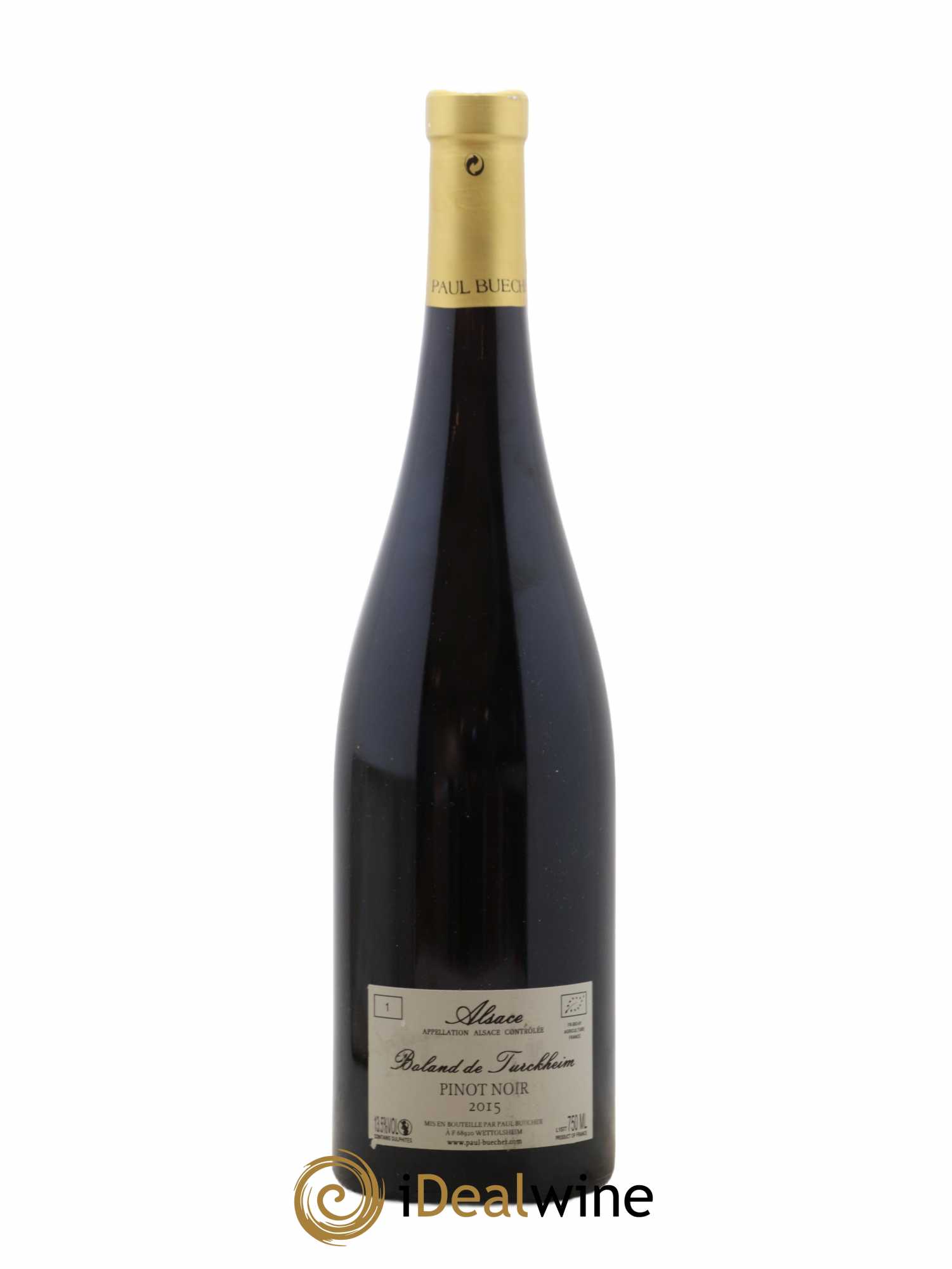 Alsace Boland de turckheim Domaine Paul Buecher 2015 - Lot de 1 bouteille - 1