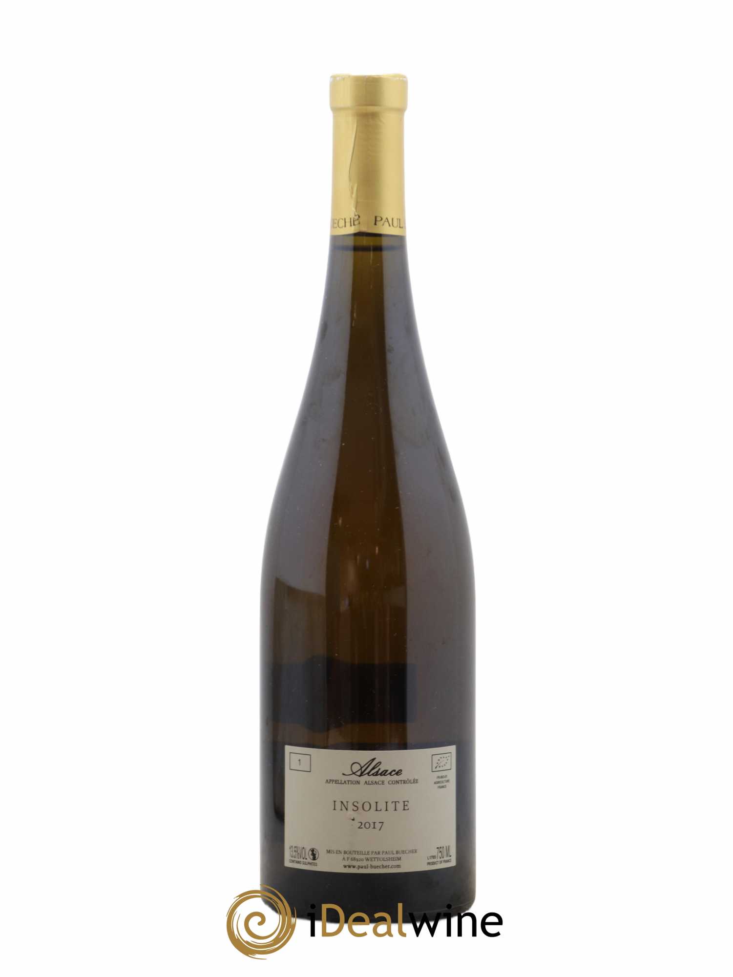 Alsace Insolite Domaine Paul Buecher 2017 - Lot of 1 bottle - 1