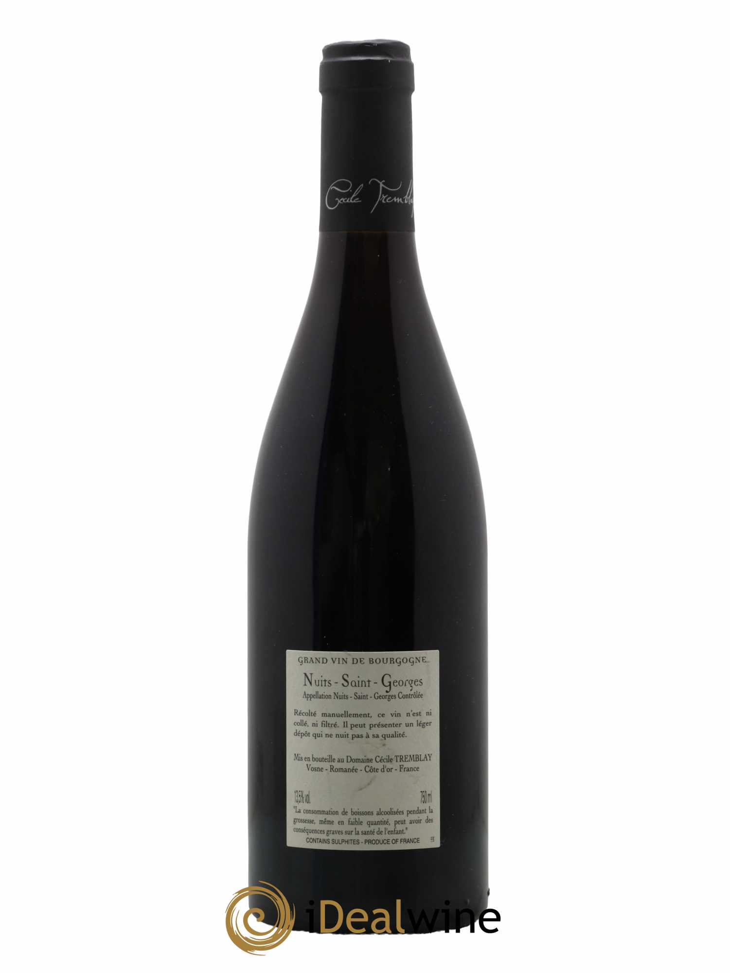 Nuits-Saint-Georges Albuca Cécile Tremblay 2019 - Lot de 1 bouteille - 1