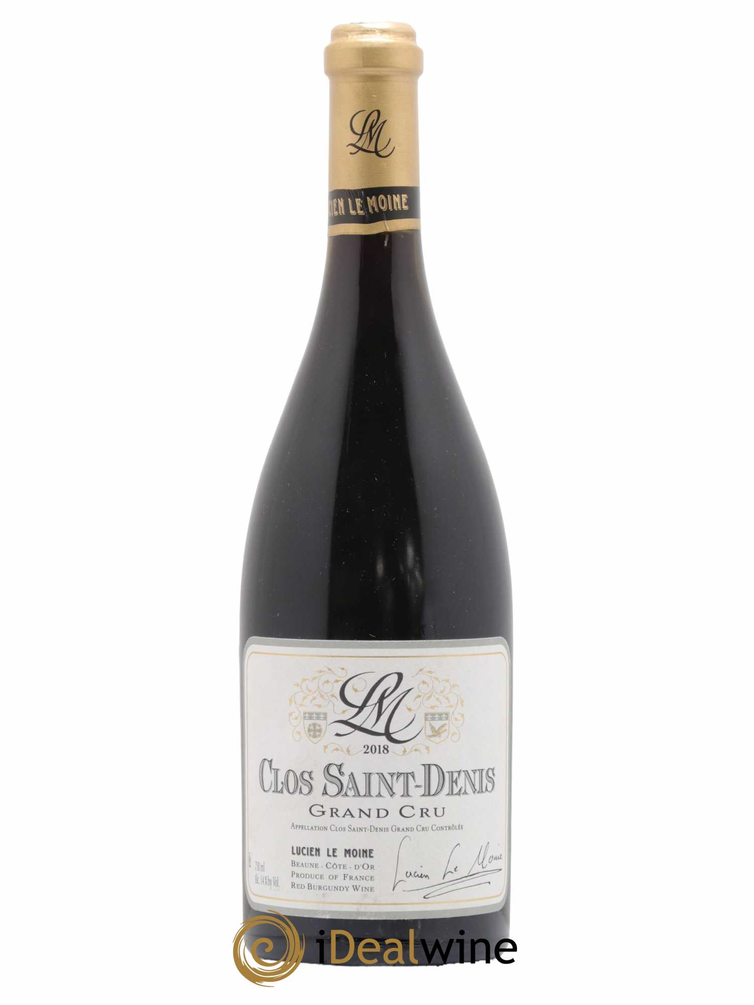 Clos Saint-Denis Grand Cru Lucien Le Moine 2018 - Lot de 1 bouteille - 0