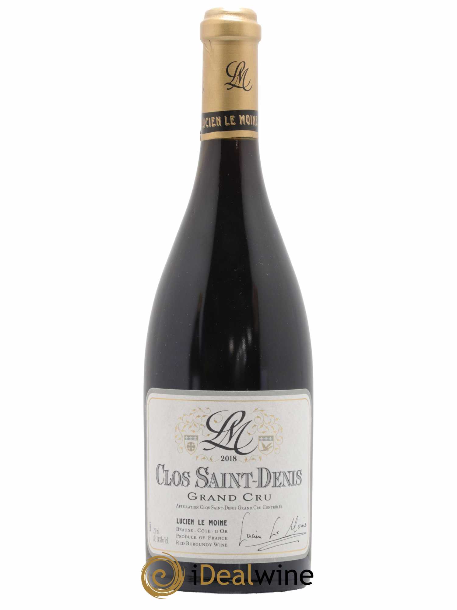 Clos Saint-Denis Grand Cru Lucien Le Moine 2018 - Lot de 1 bouteille - 0