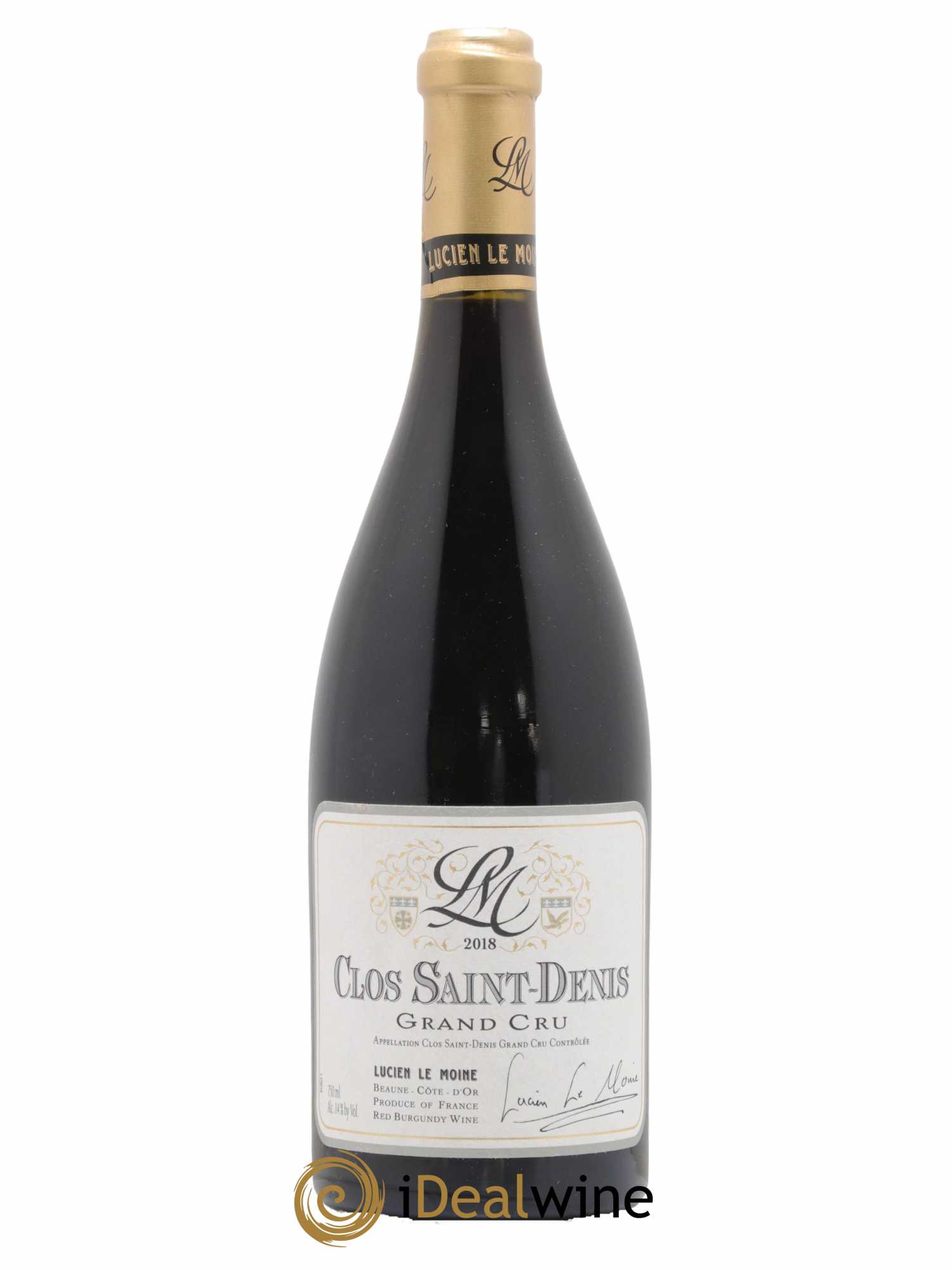 Clos Saint-Denis Grand Cru Lucien Le Moine 2018 - Lot de 1 bouteille - 0