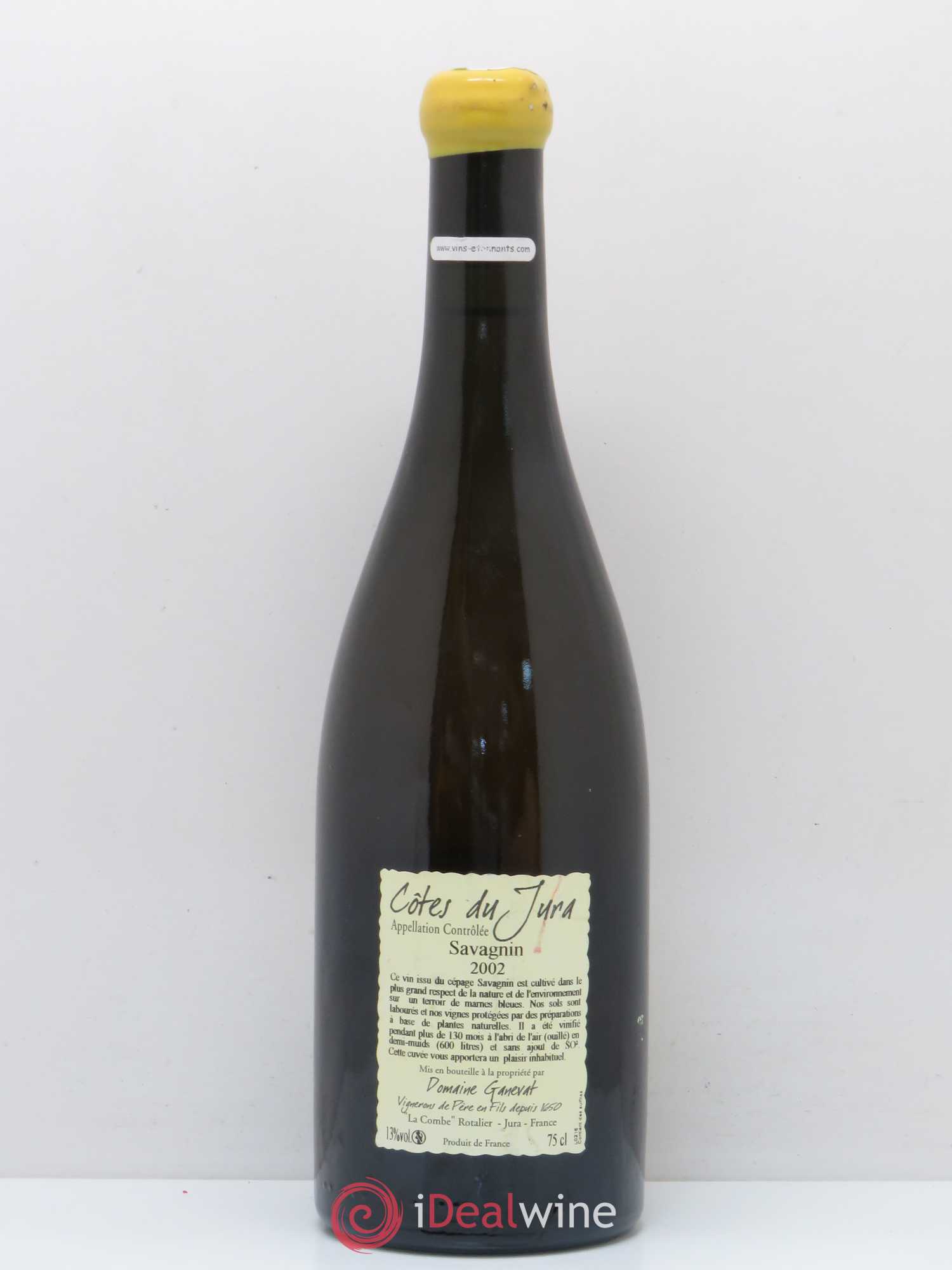 Côtes du Jura Les Vignes de mon Père Jean-François Ganevat (Domaine) 2002 - Lot de 1 bouteille - 1
