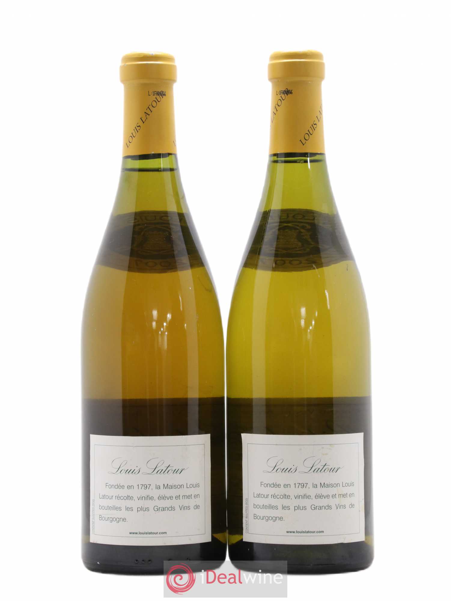 Criots-Bâtard-Montrachet Grand Cru Louis Latour  (sans prix de réserve) 2007 - Lot de 2 bouteilles - 1