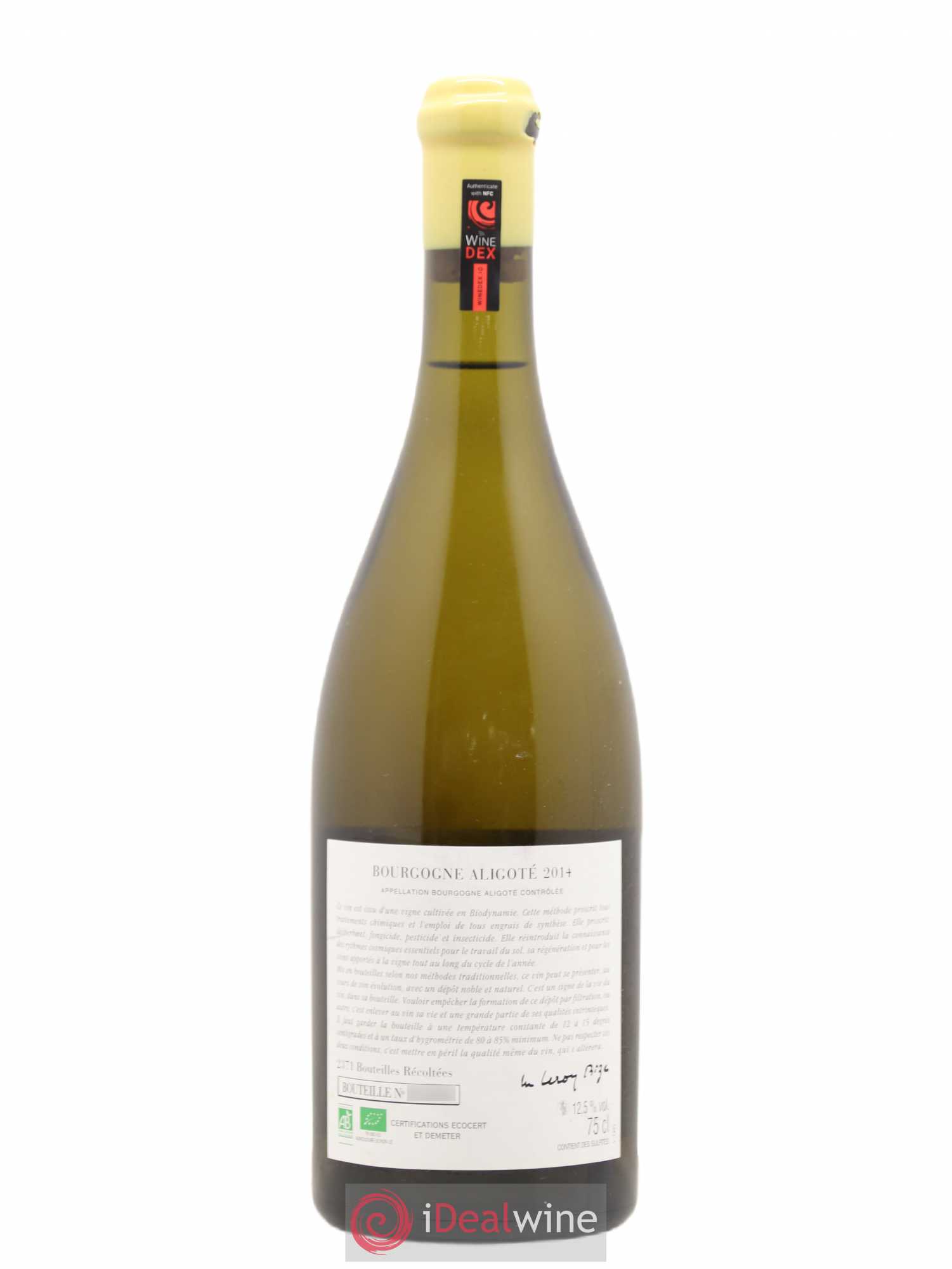Bourgogne Aligoté Sous Chatelet d'Auvenay (Domaine) 2014 - Lot de 1 bouteille - 1