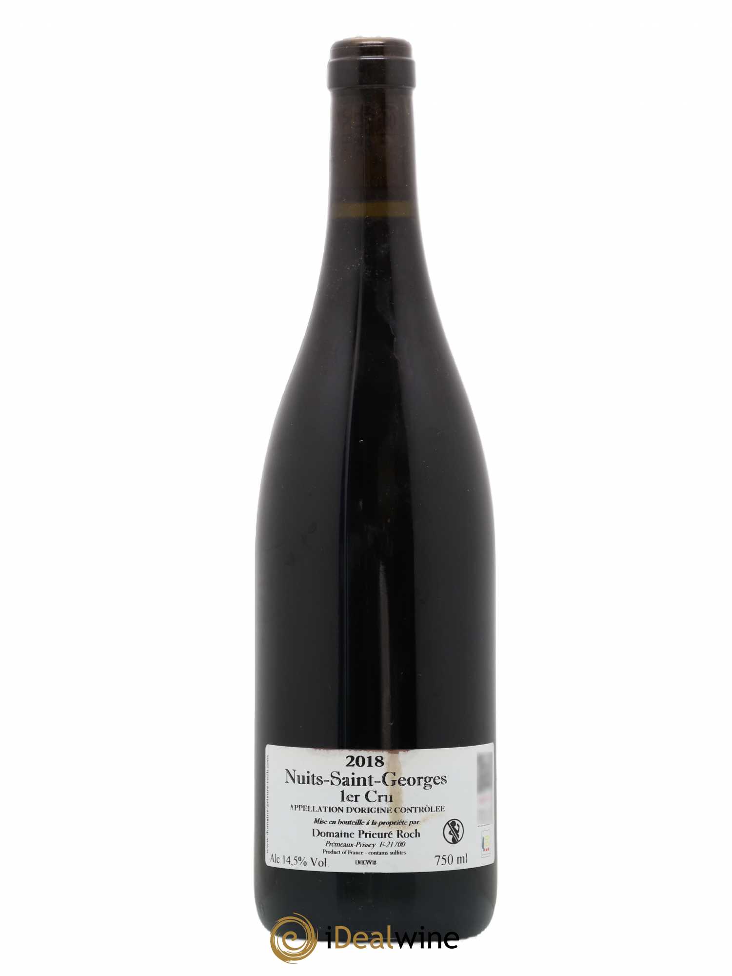 Nuits-Saint-Georges 1er Cru Vieilles Vignes Prieuré Roch 2018 - Lot de 1 bouteille - 1