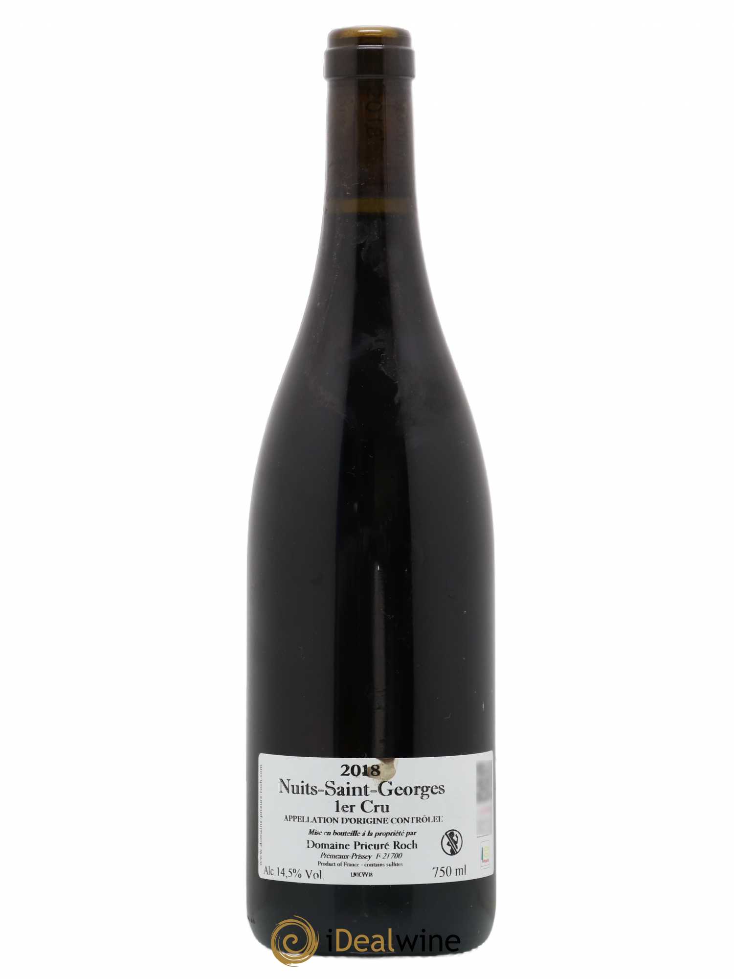 Nuits-Saint-Georges 1er Cru Vieilles Vignes Prieuré Roch 2018 - Lot de 1 bouteille - 1