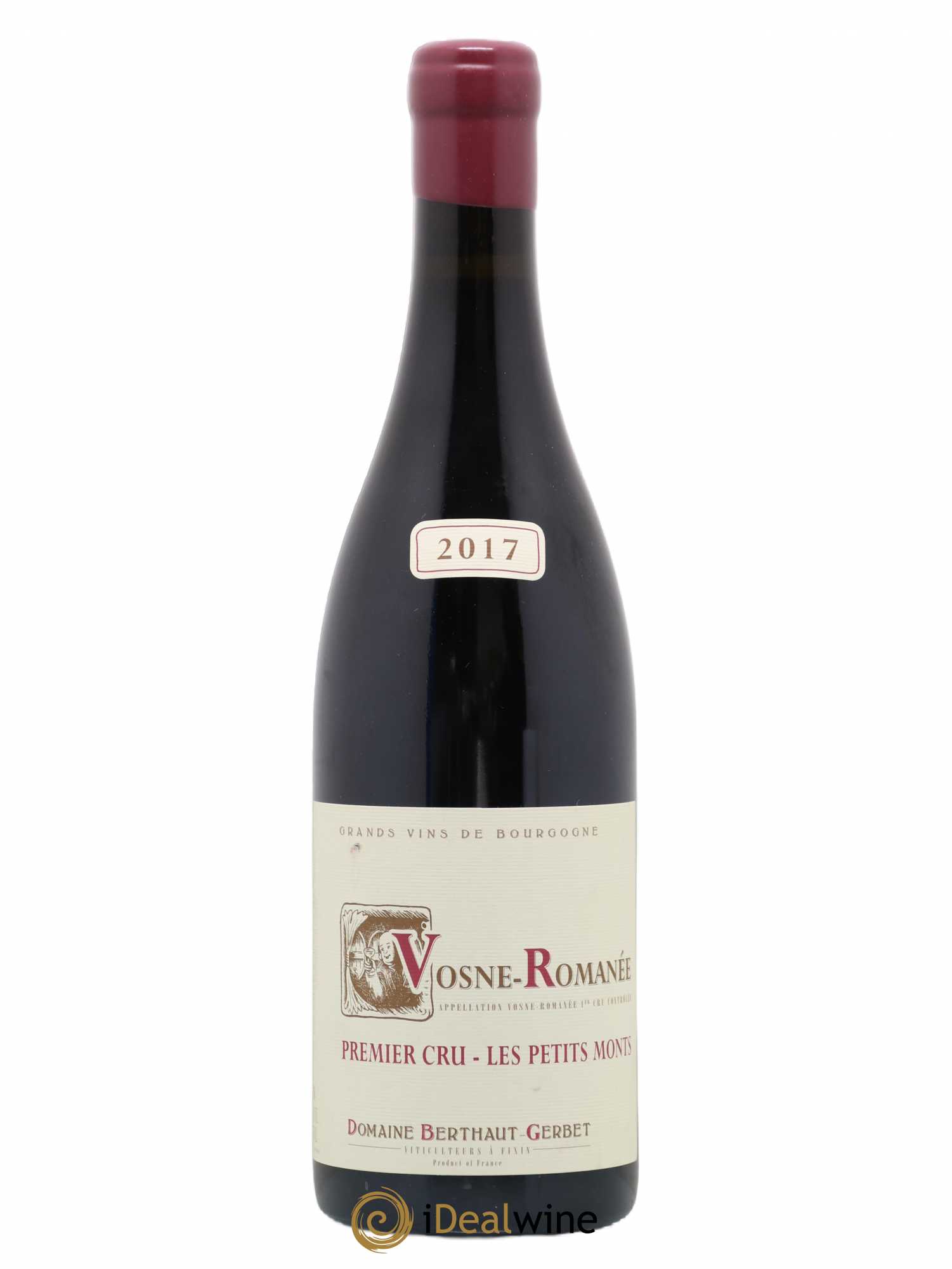 Vosne-Romanée 1er Cru Les Petits Monts Berthaut Gerbet (Domaine) 2017 - Lot de 1 bouteille - 0