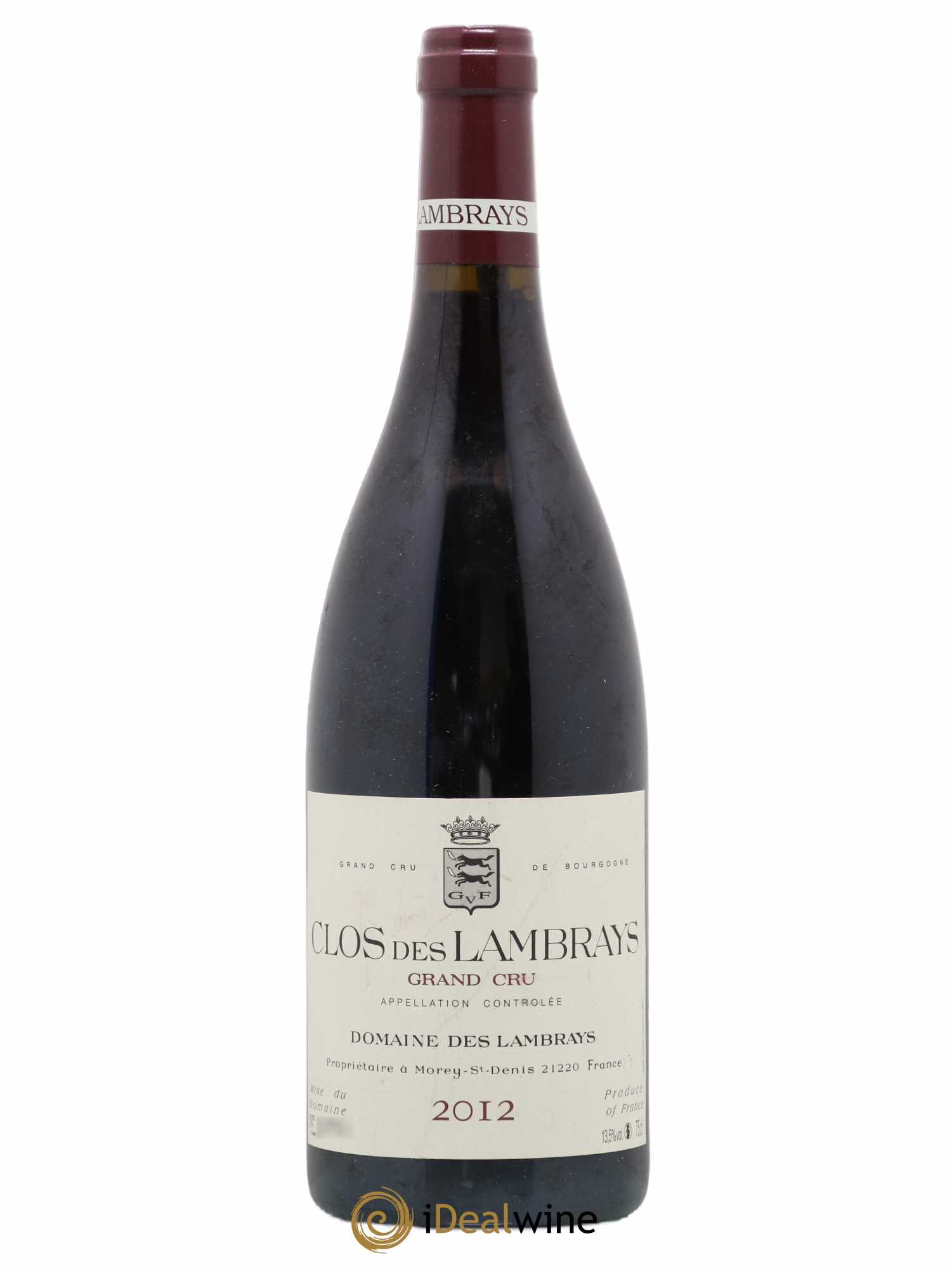 Clos des Lambrays Grand Cru Domaine des Lambrays 2012 - Lot de 1 bouteille - 0