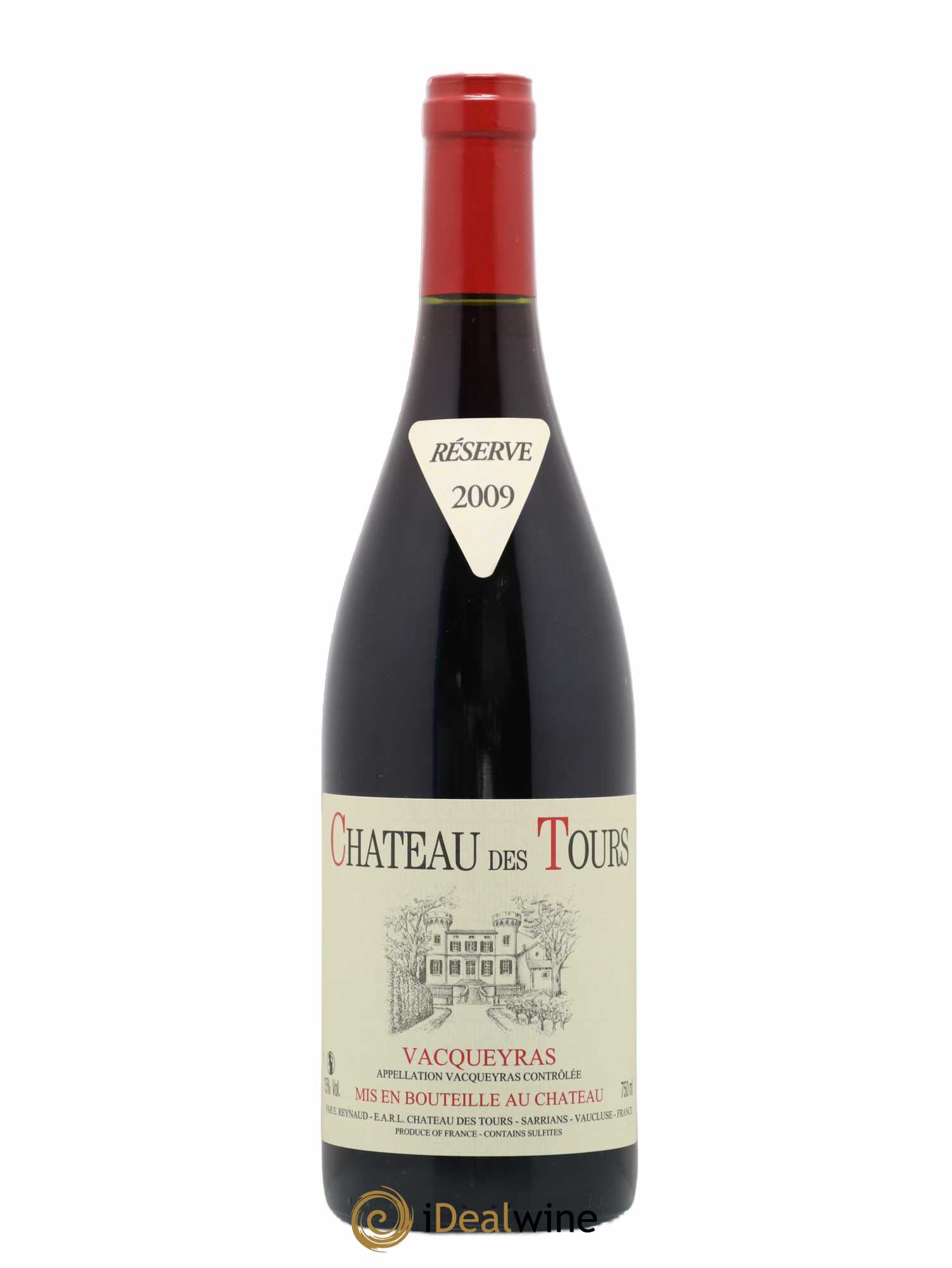 Vacqueyras Château des Tours Emmanuel Reynaud 2009 - Lot de 1 bouteille - 0