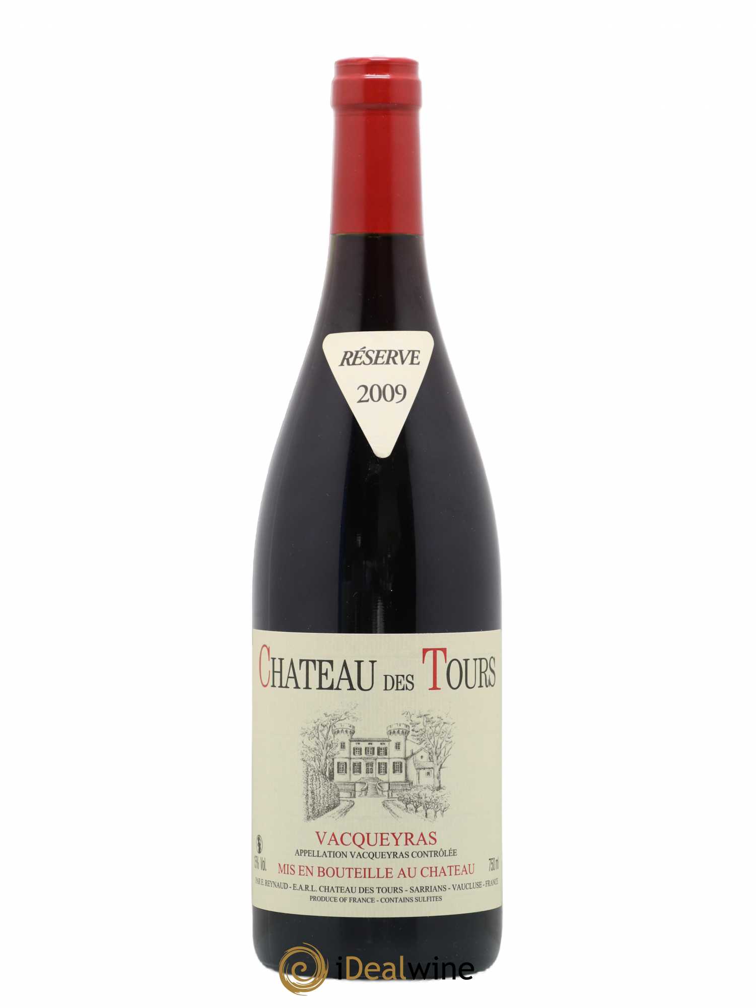 Vacqueyras Château des Tours Emmanuel Reynaud 2009 - Lot de 1 bouteille - 0