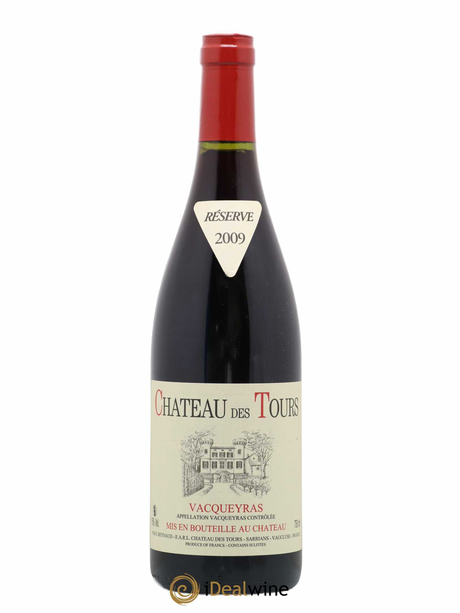 Vacqueyras Château des Tours Emmanuel Reynaud 2009 - Lot de 1 bouteille - 0