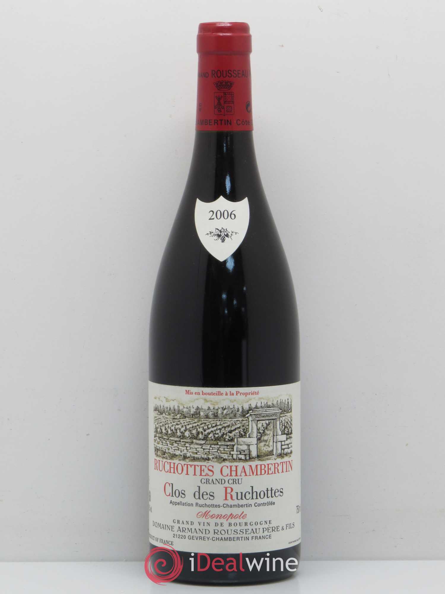 Ruchottes-Chambertin Grand Cru Clos des Ruchottes Armand Rousseau (Domaine) 2006 - Lot de 1 bouteille - 0