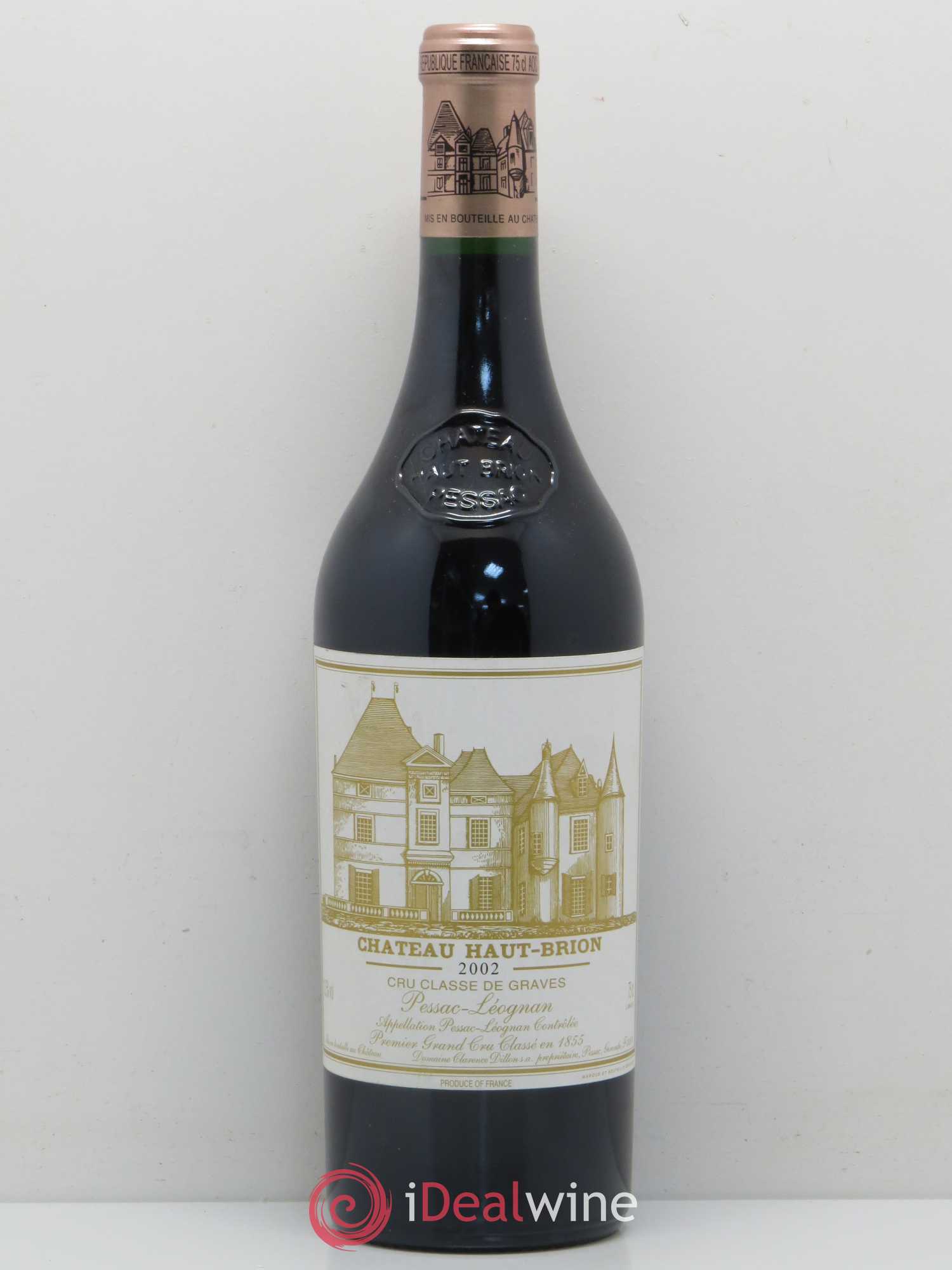 Château Haut Brion 1er Grand Cru Classé 2002 - Lot de 1 bouteille - 0