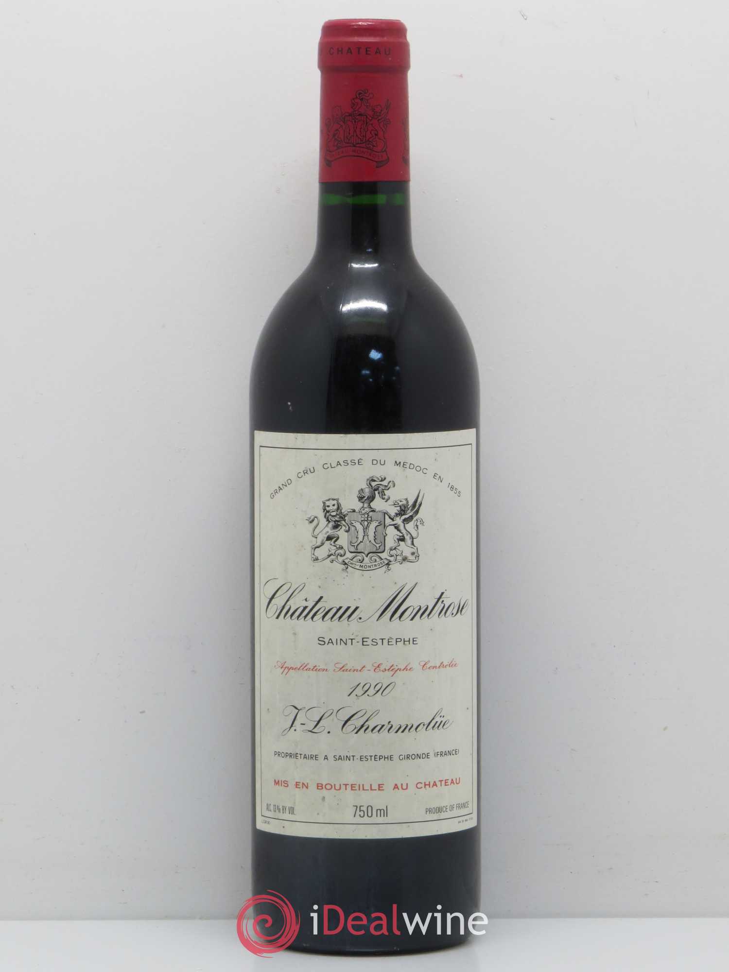 Château Montrose 2ème Grand Cru Classé 1990 - Lot de 1 bouteille - 0