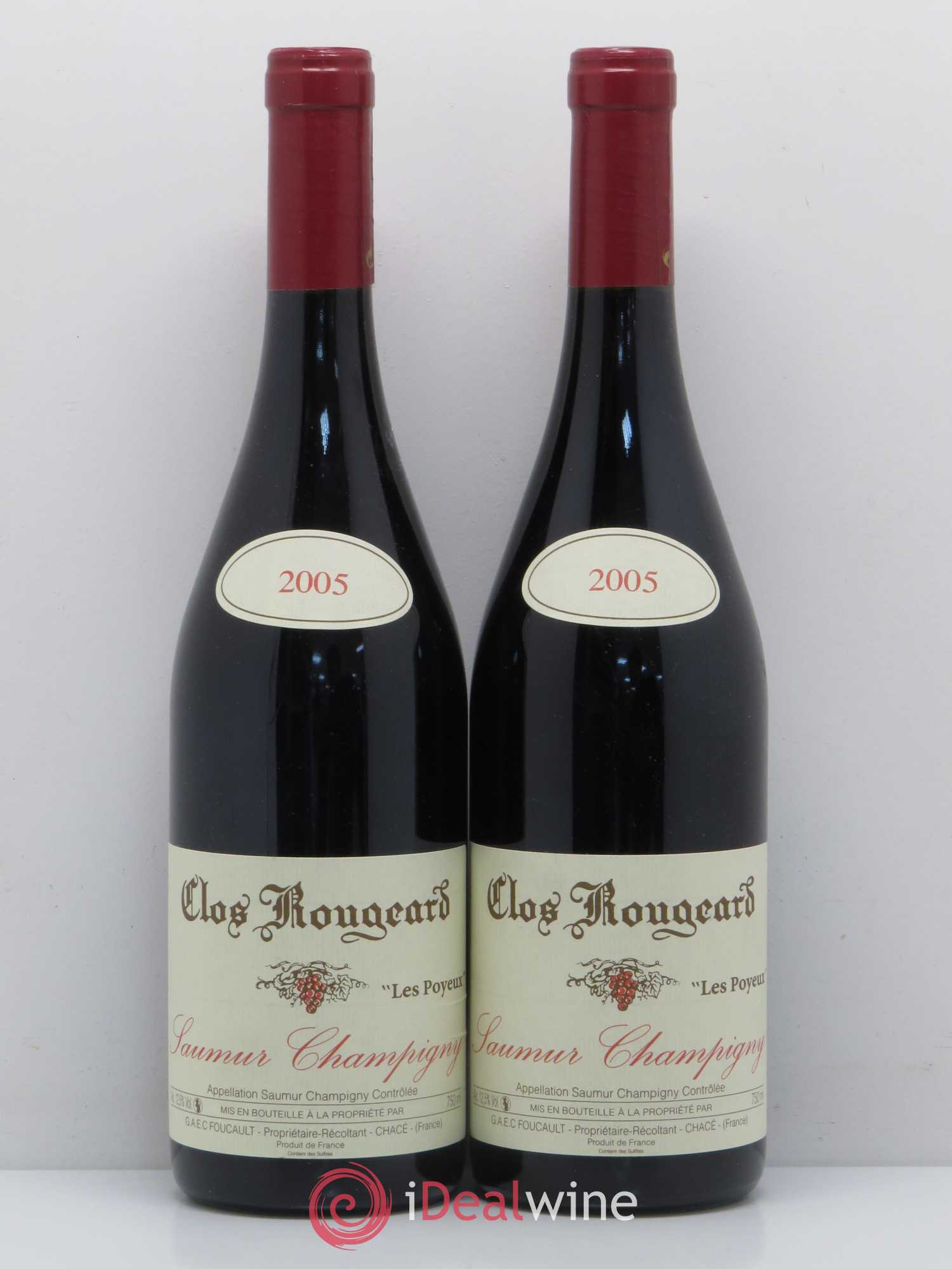 Saumur-Champigny Les Poyeux Clos Rougeard 2005 - Lot de 2 bouteilles - 0