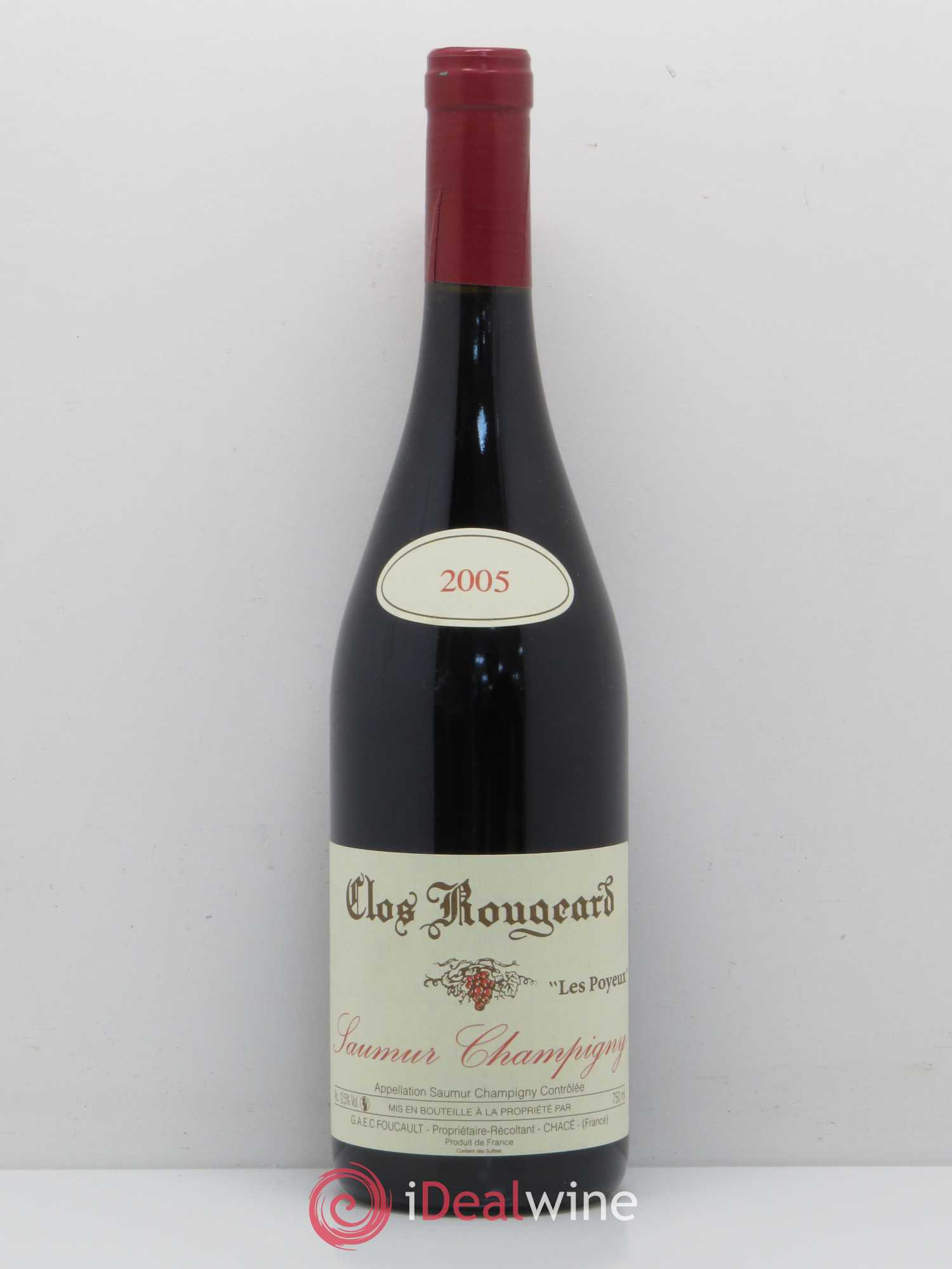 Saumur-Champigny Les Poyeux Clos Rougeard 2005 - Lot de 1 bouteille - 0