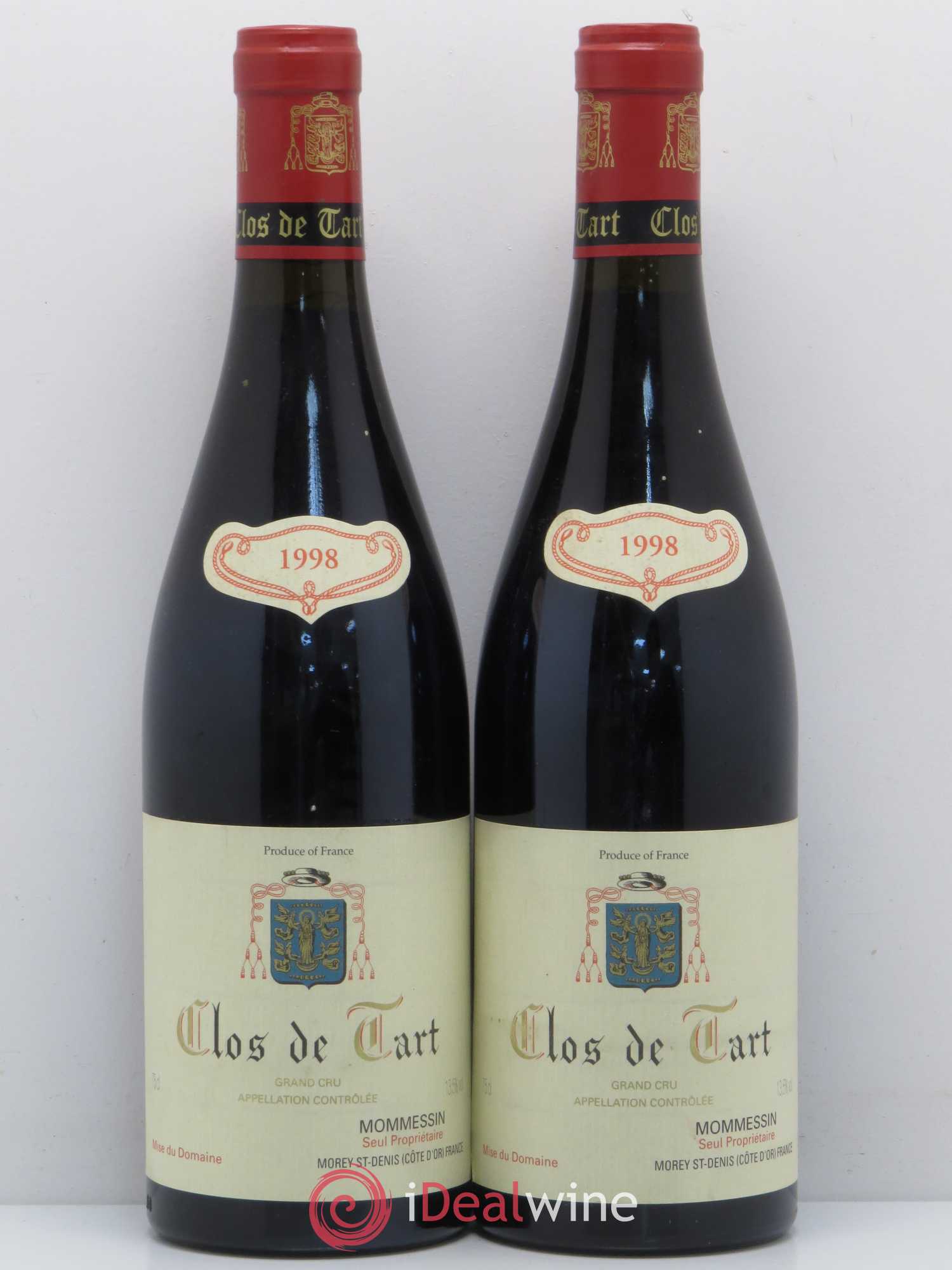 Clos de Tart Grand Cru Clos de Tart 1998 - Lot de 2 bouteilles - 0