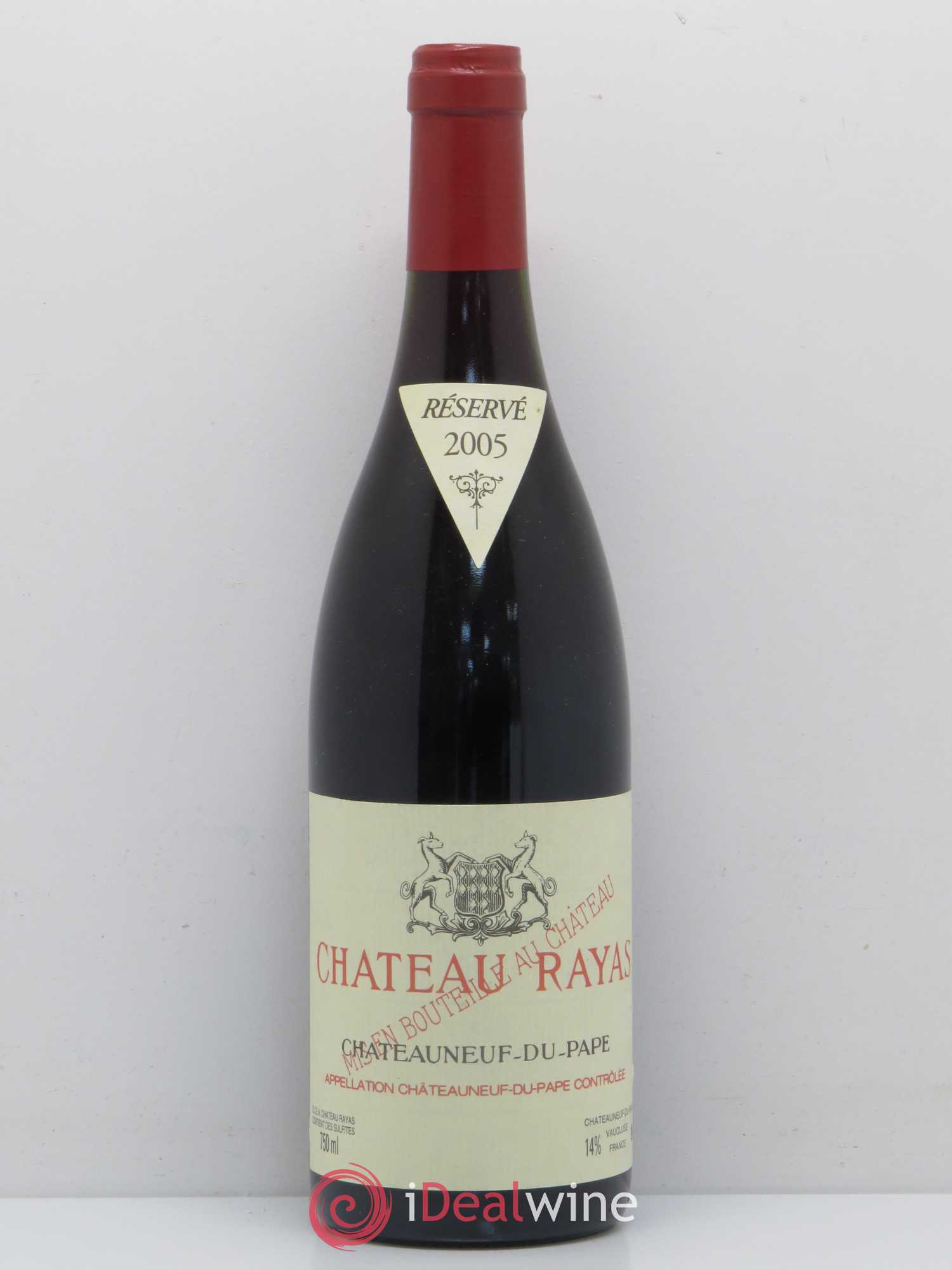Châteauneuf-du-Pape Château Rayas Emmanuel Reynaud 2005 - Lot de 1 bouteille - 0