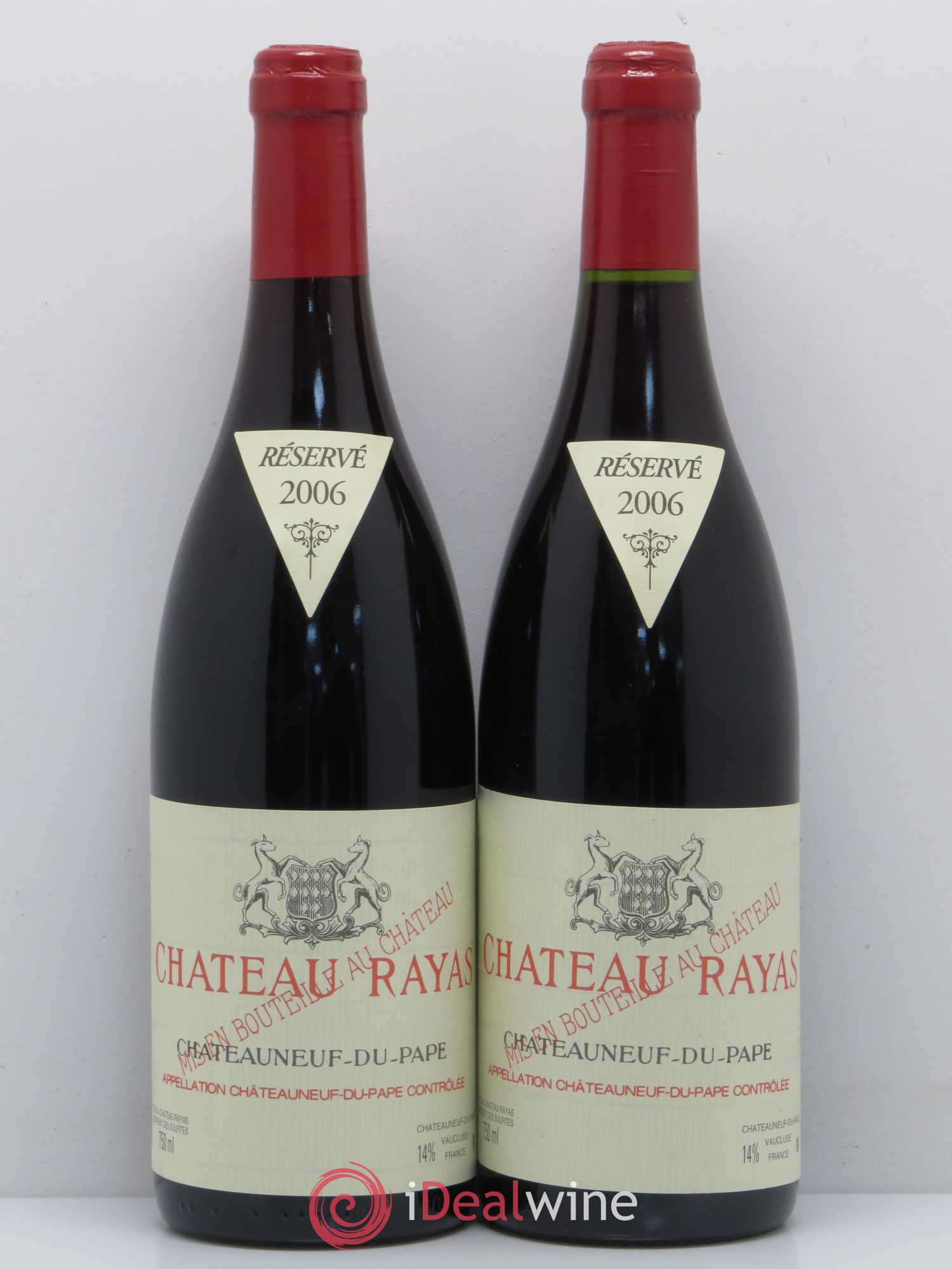 Châteauneuf-du-Pape Château Rayas Emmanuel Reynaud 2006 - Lot de 2 bouteilles - 0
