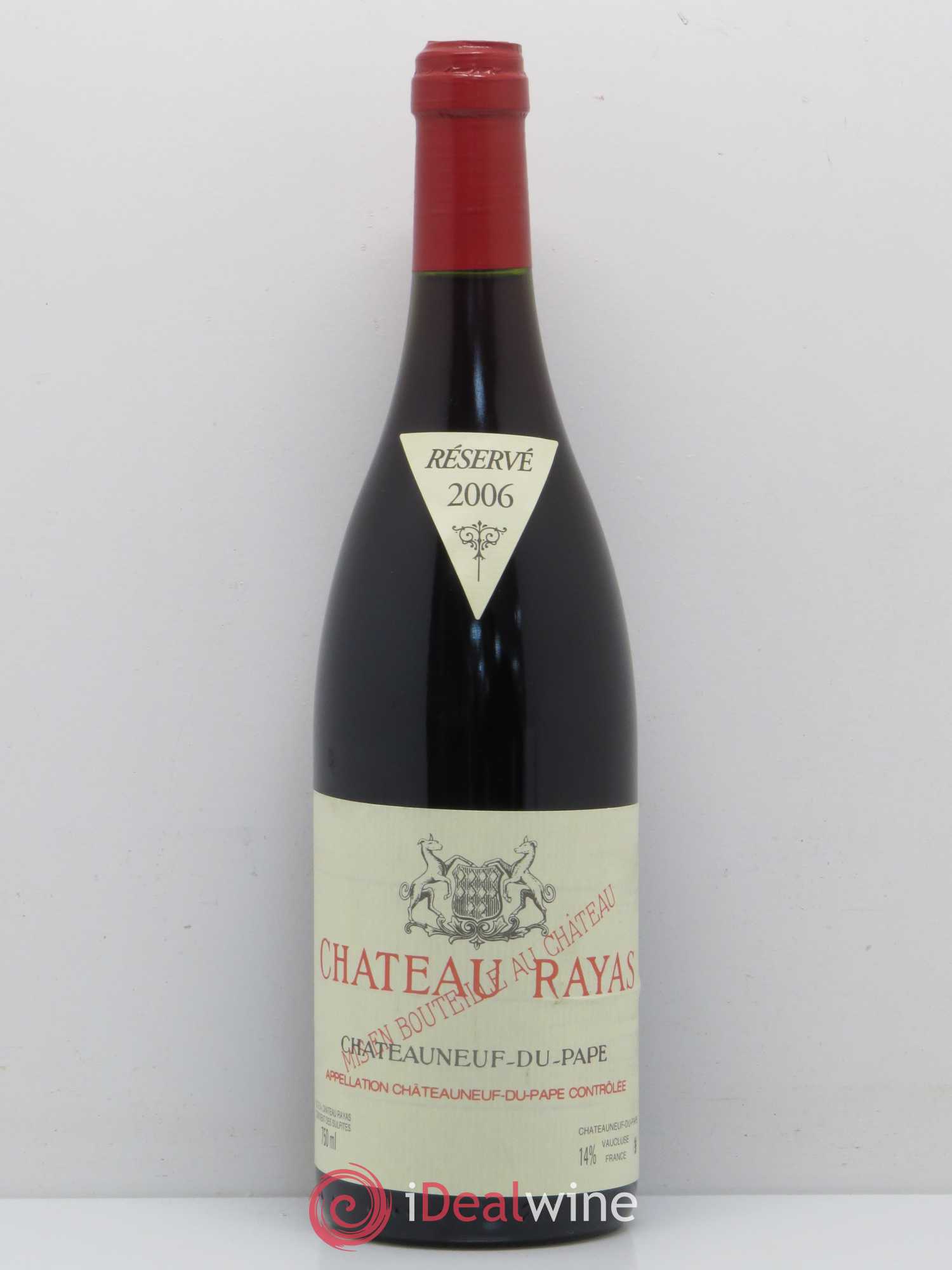 Châteauneuf-du-Pape Château Rayas Emmanuel Reynaud 2006 - Lot de 1 bouteille - 0