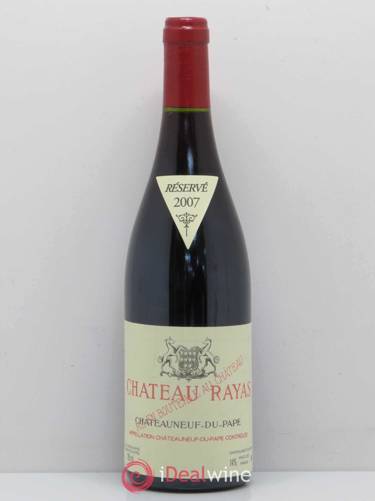 Châteauneuf-du-Pape Château Rayas Emmanuel Reynaud 2007 - Lot de 1 bouteille - 0