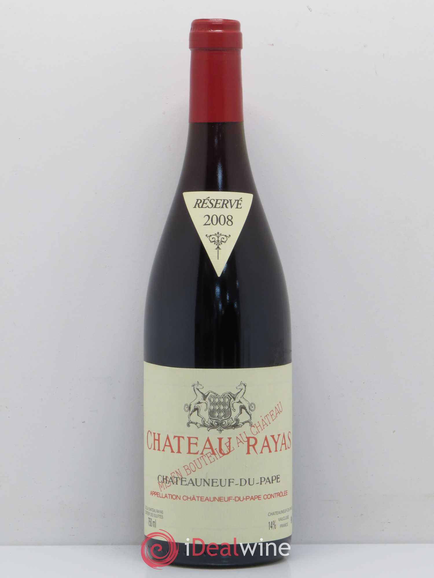 Châteauneuf-du-Pape Château Rayas Emmanuel Reynaud 2008 - Lot de 1 bouteille - 0