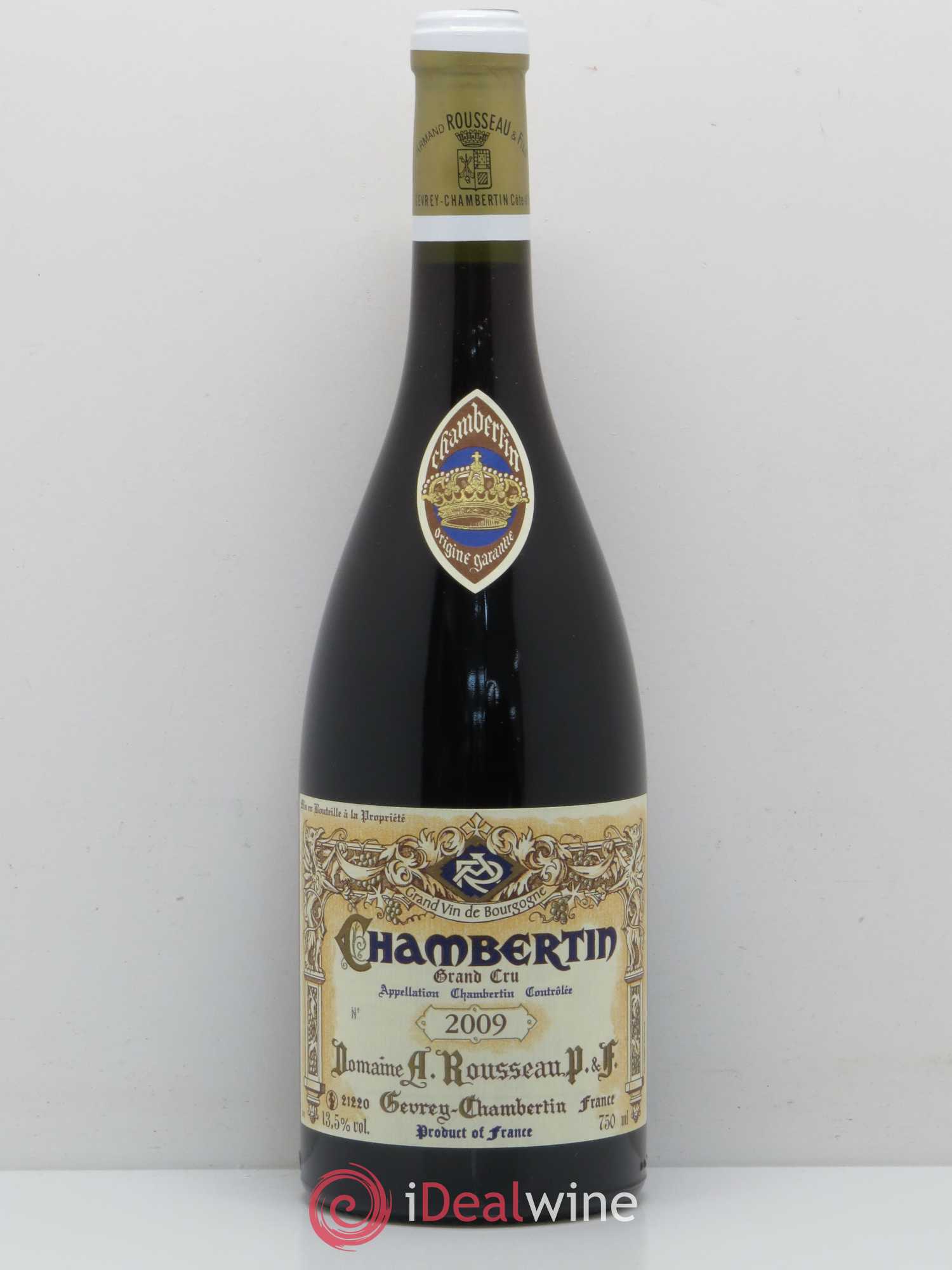 Chambertin Grand Cru Armand Rousseau (Domaine) 2009 - Lot de 1 bouteille - 0