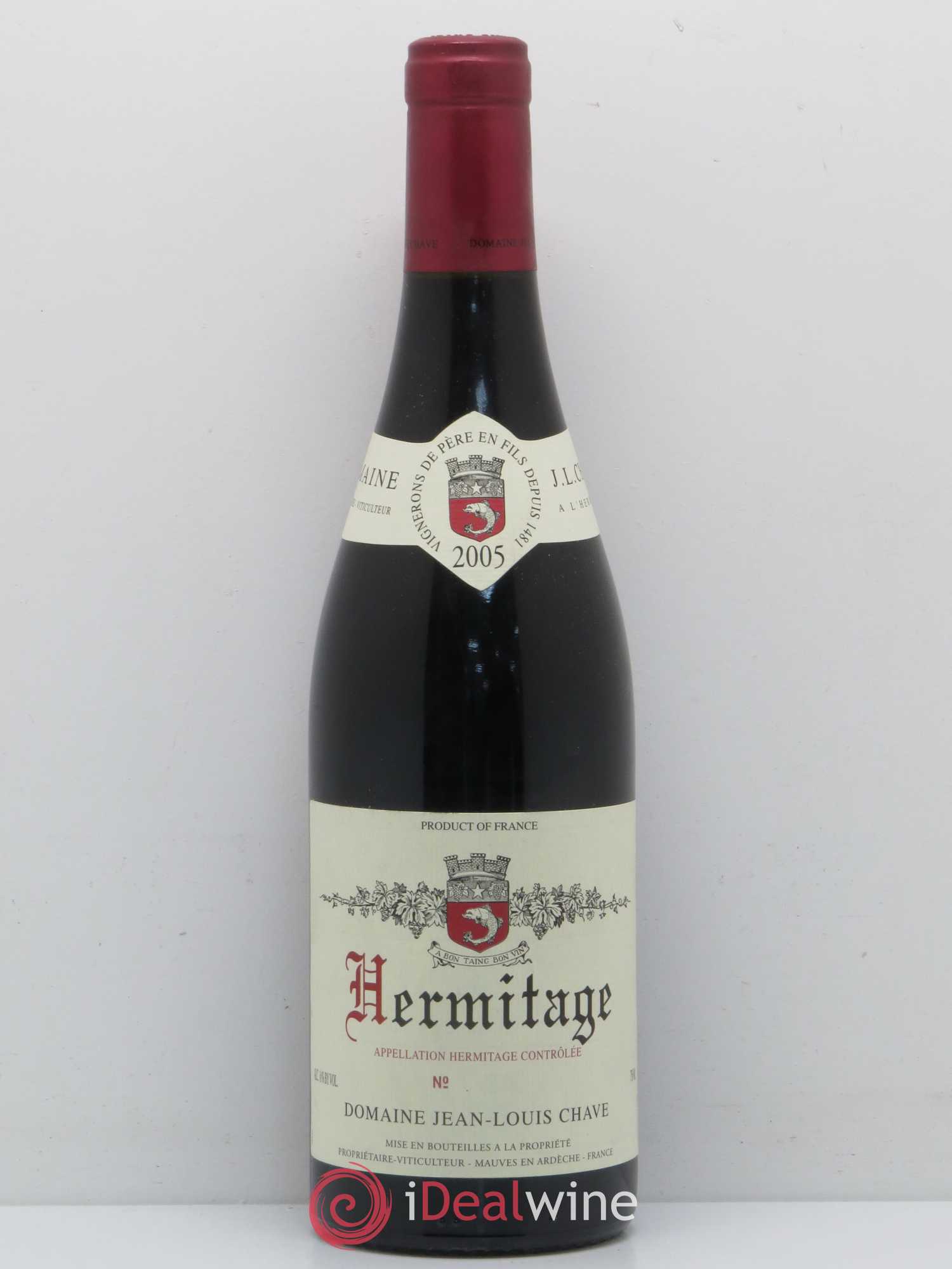 Hermitage Jean-Louis Chave 2005 - Lot de 1 bouteille - 0