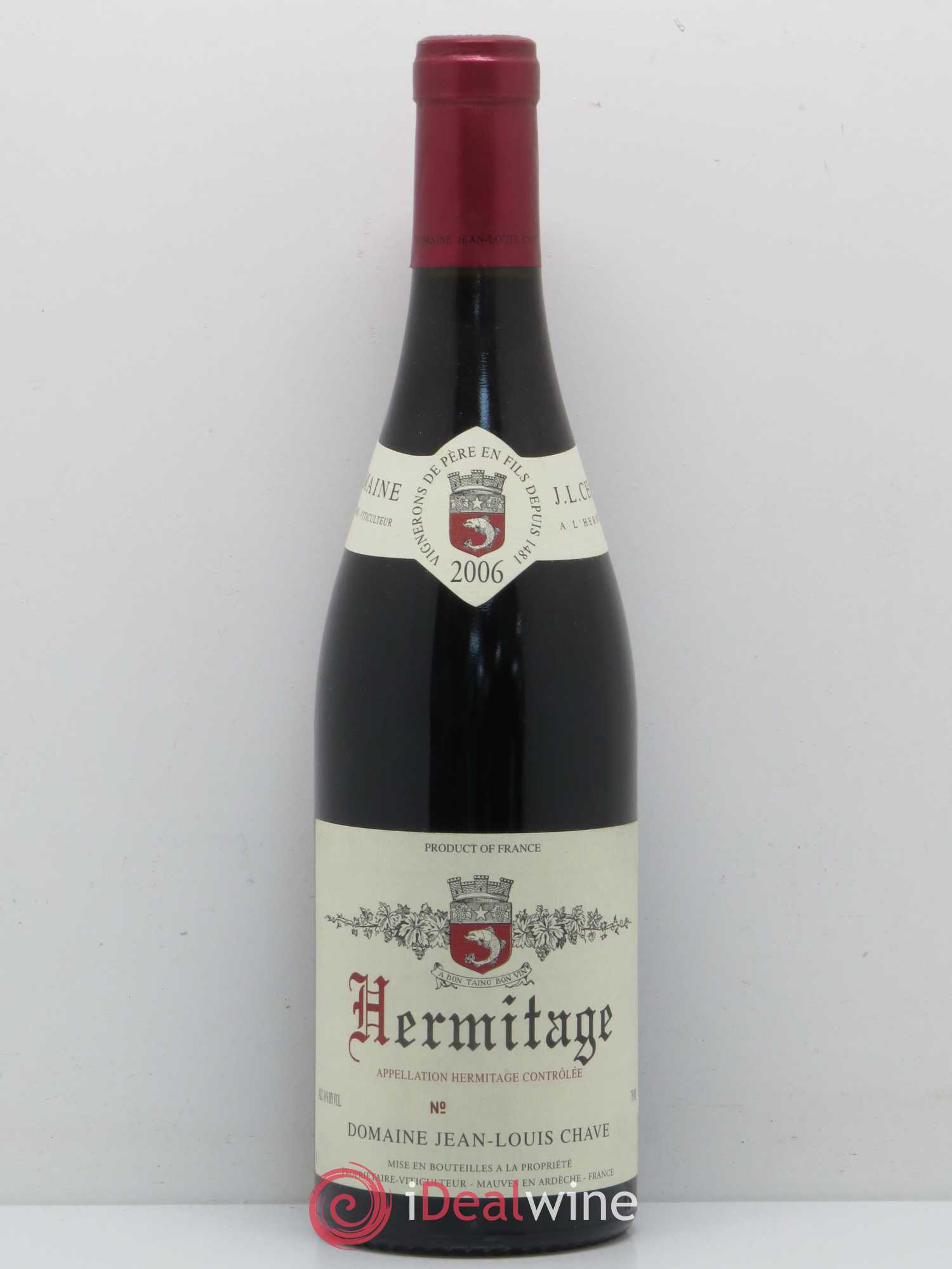Hermitage Jean-Louis Chave 2006 - Lot de 1 bouteille - 0