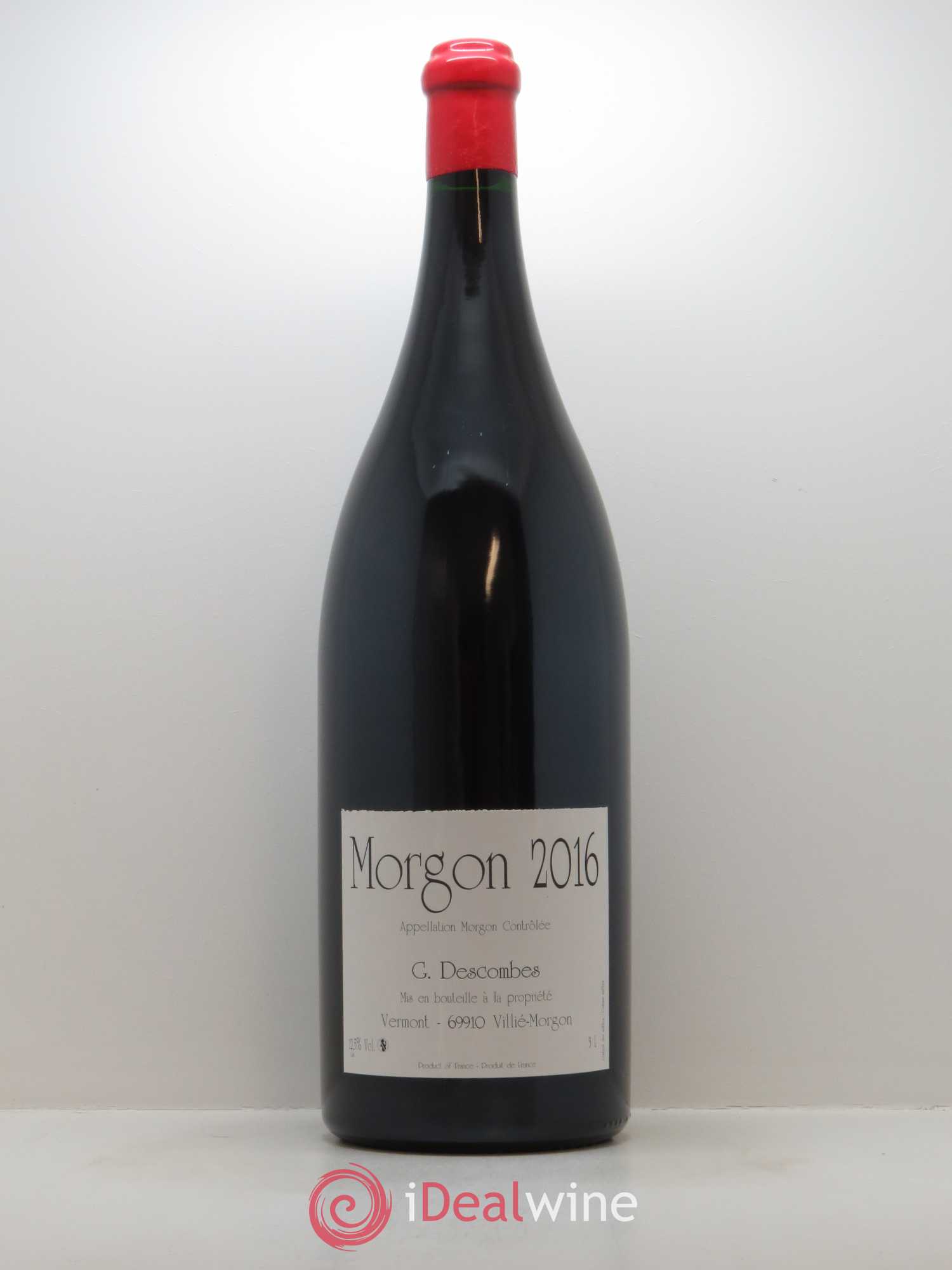 Morgon Vieilles vignes Georges Descombes (Domaine) 2016 - Lot de 1 double magnum - 0